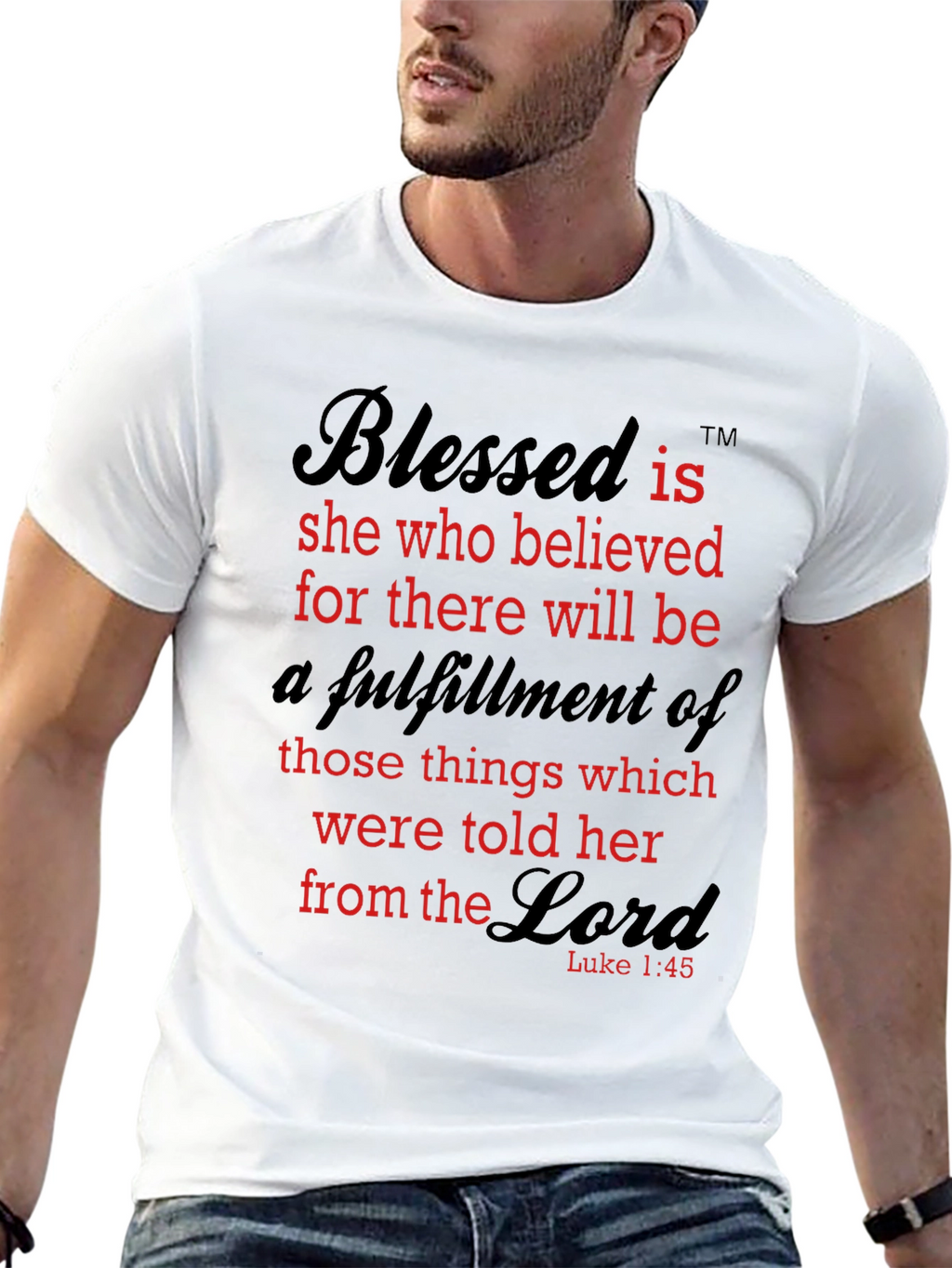 Blessed is She Who Believed T-Shirt