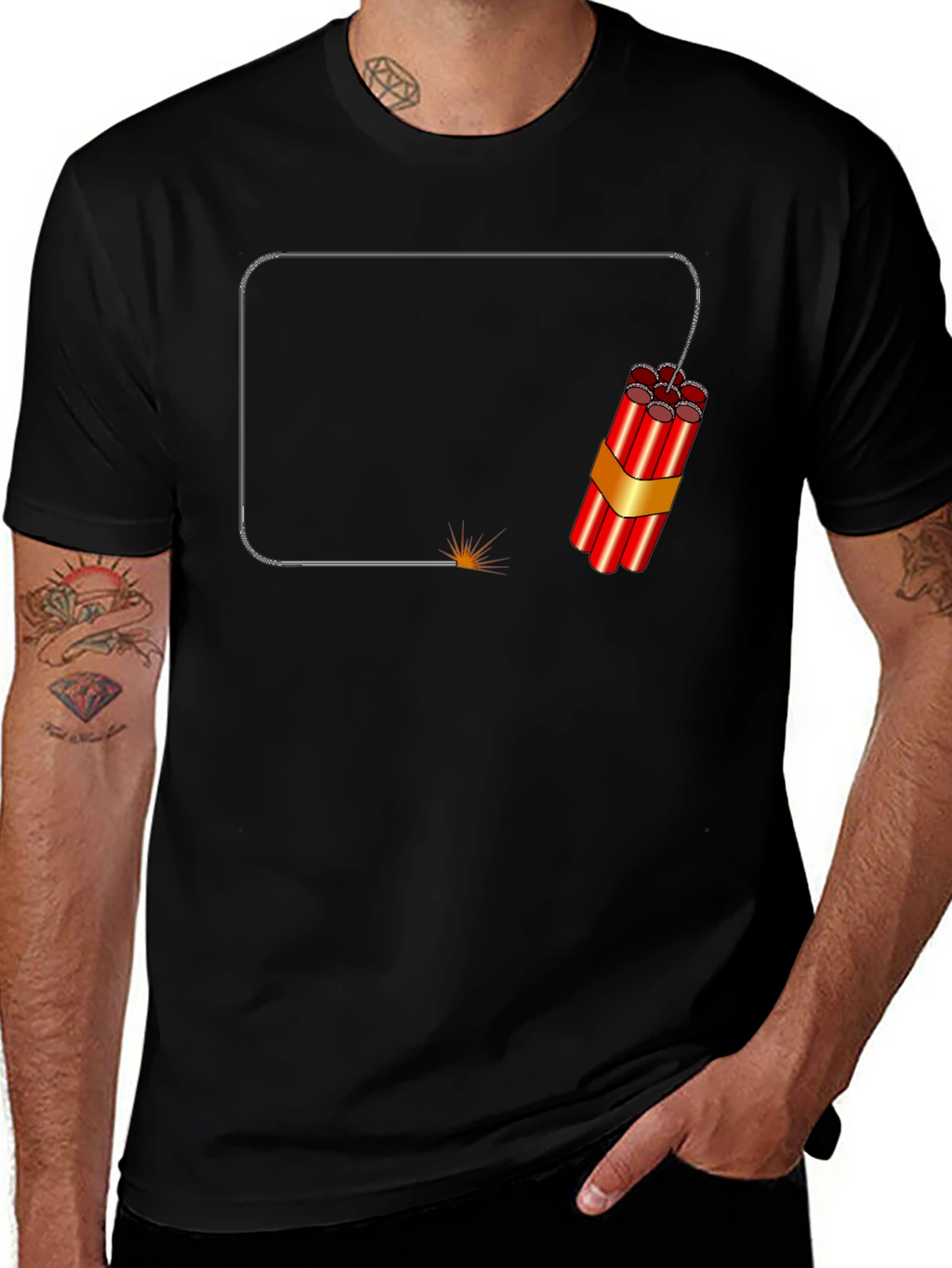 Dynamite Graphic Tee - Funny Explosive Design