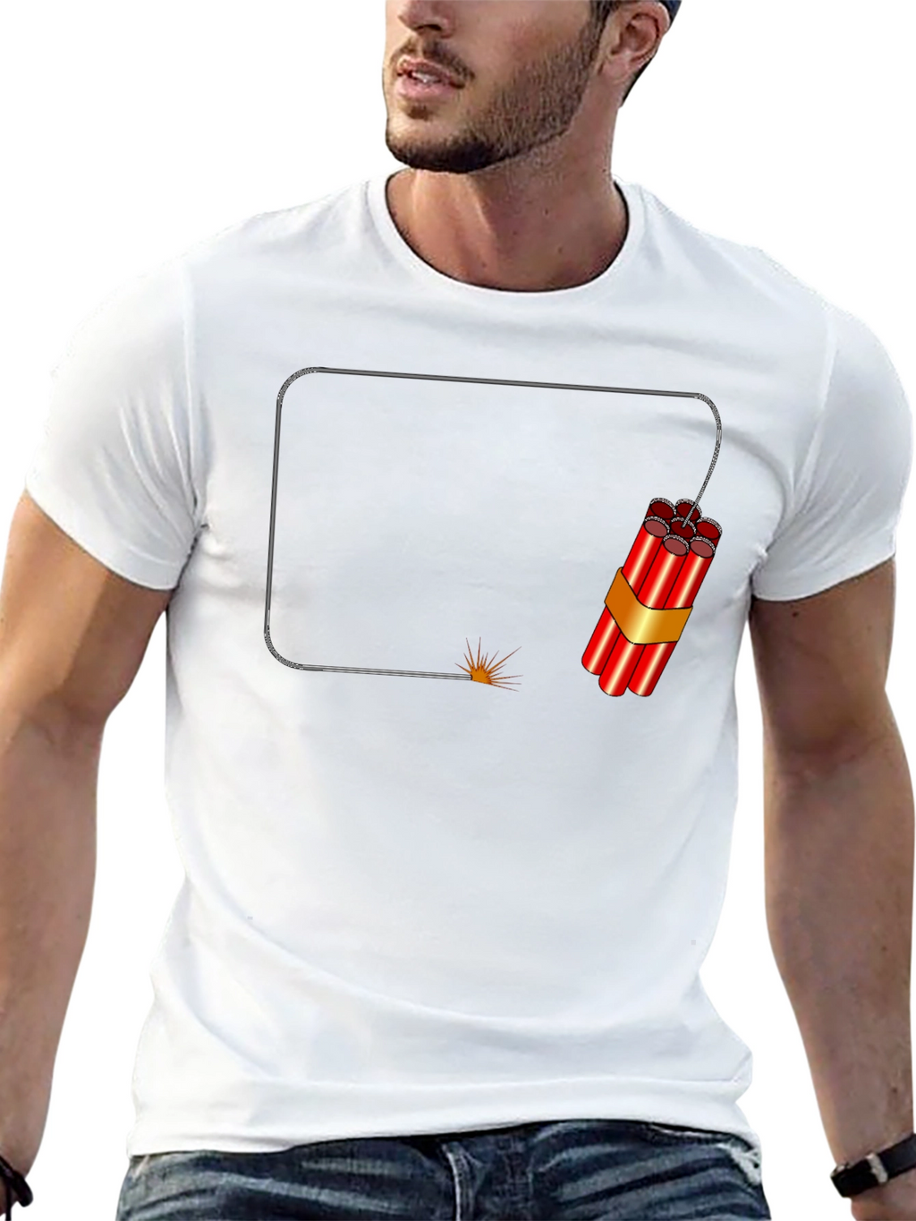 Dynamite Graphic Tee - Funny Explosive Design