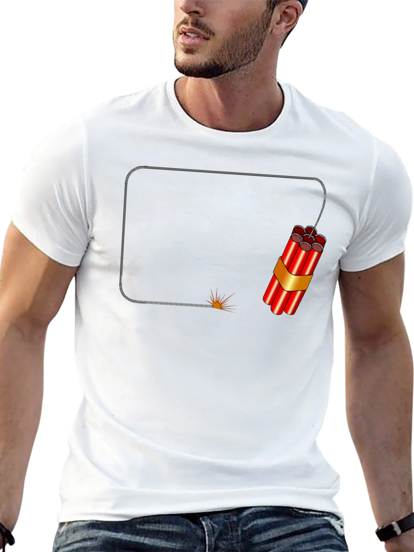 Dynamite Graphic Tee - Funny Explosive Design