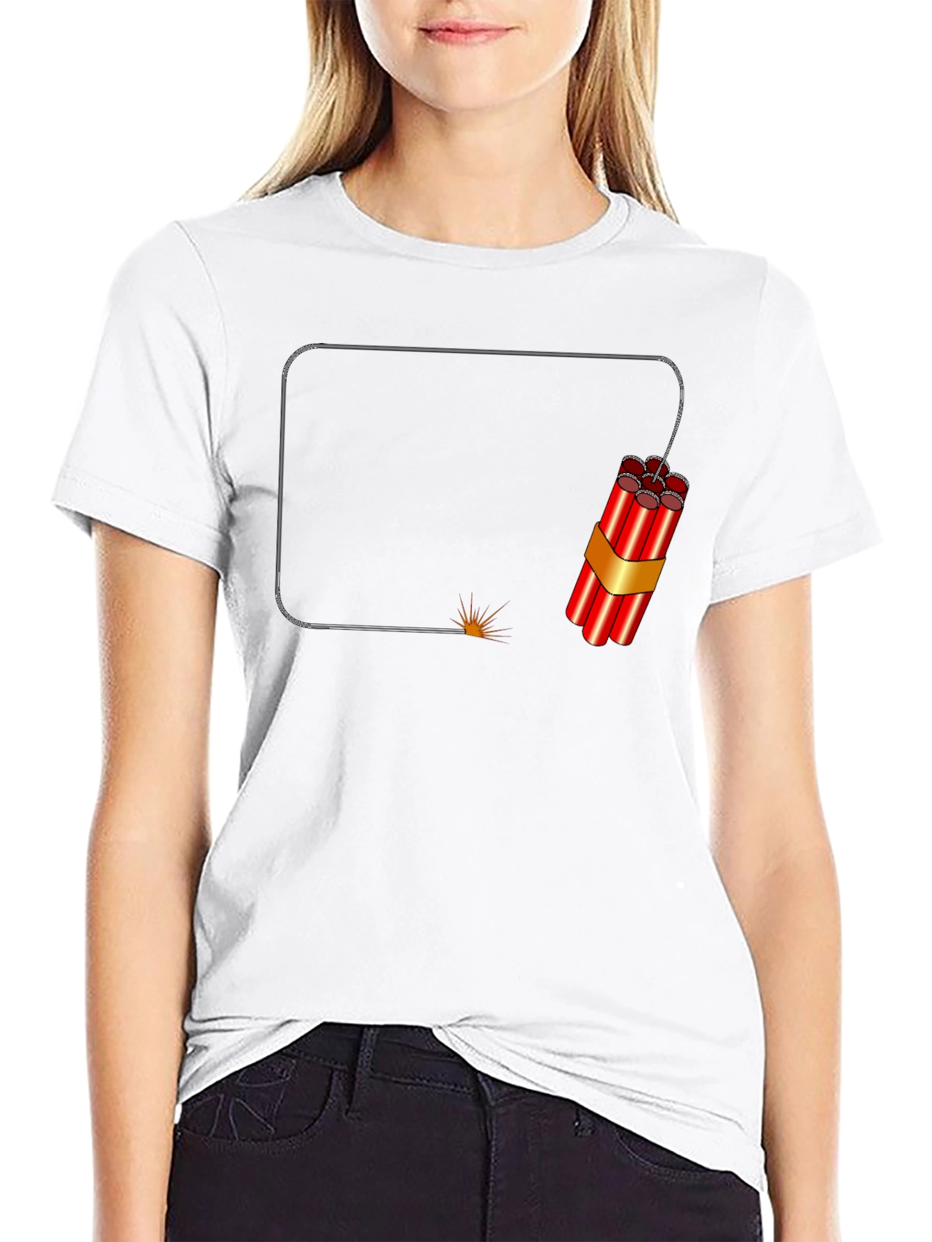 Dynamite Graphic Tee - Funny Explosive Design