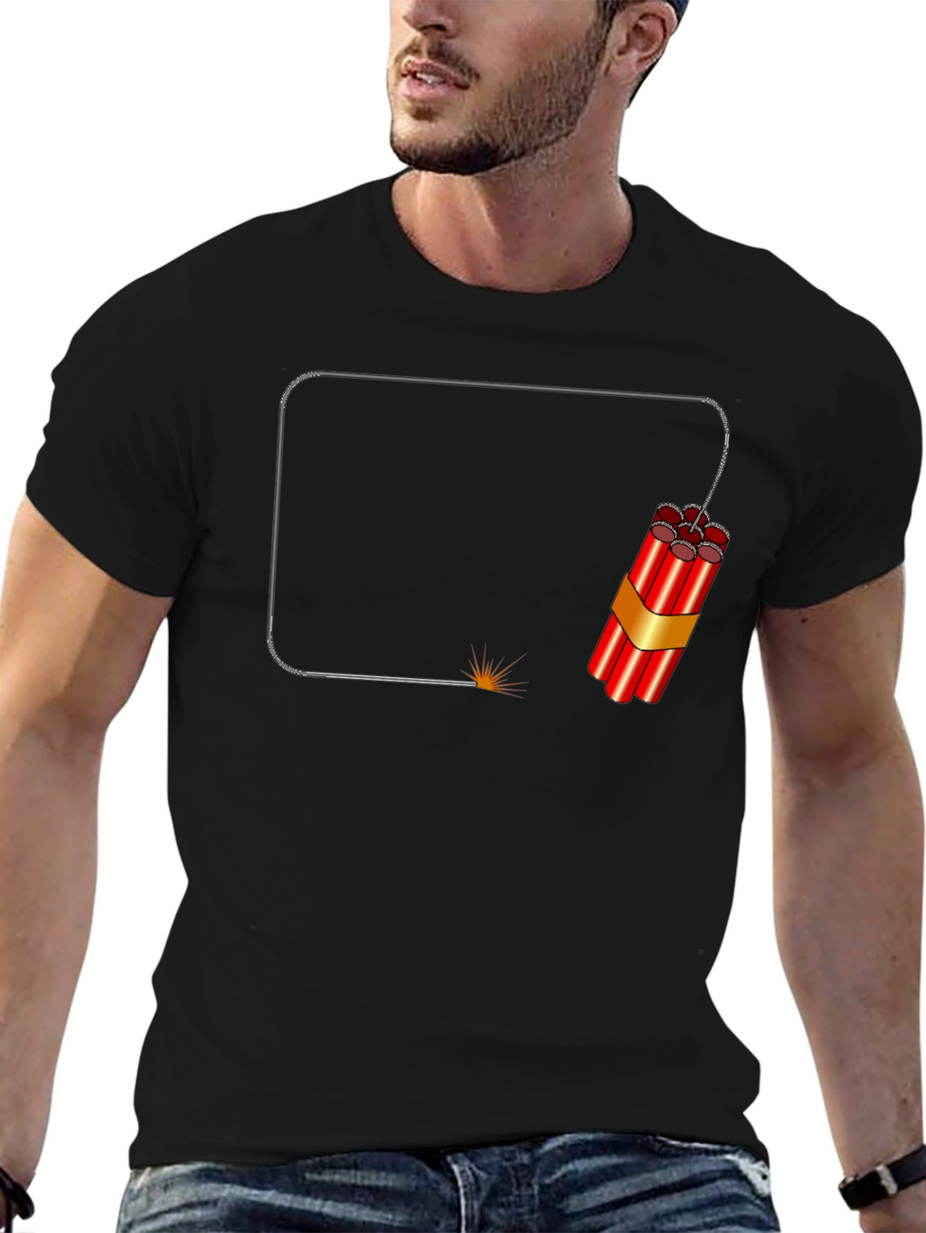 Dynamite Graphic Tee - Funny Explosive Design