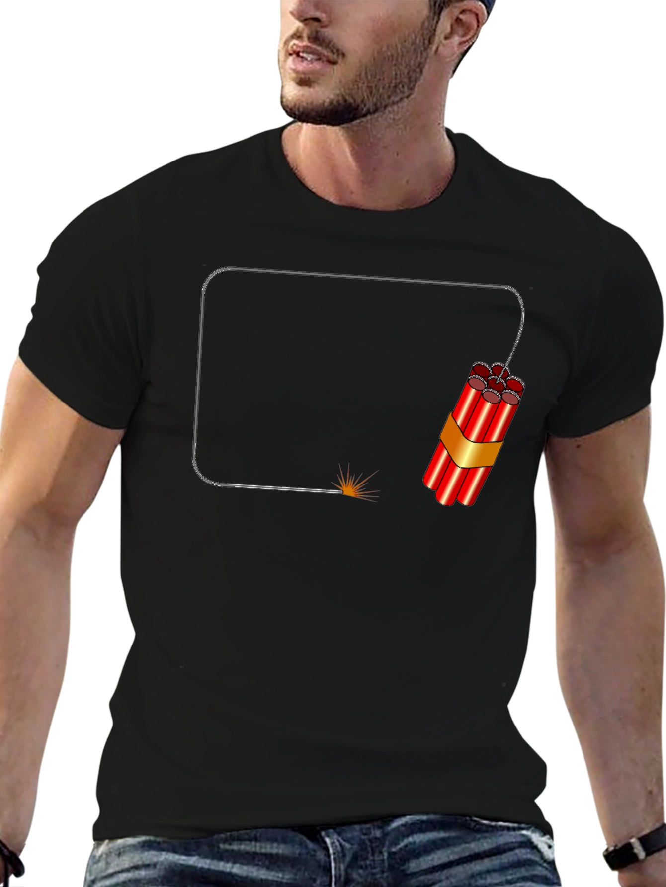 Dynamite Graphic Tee - Funny Explosive Design