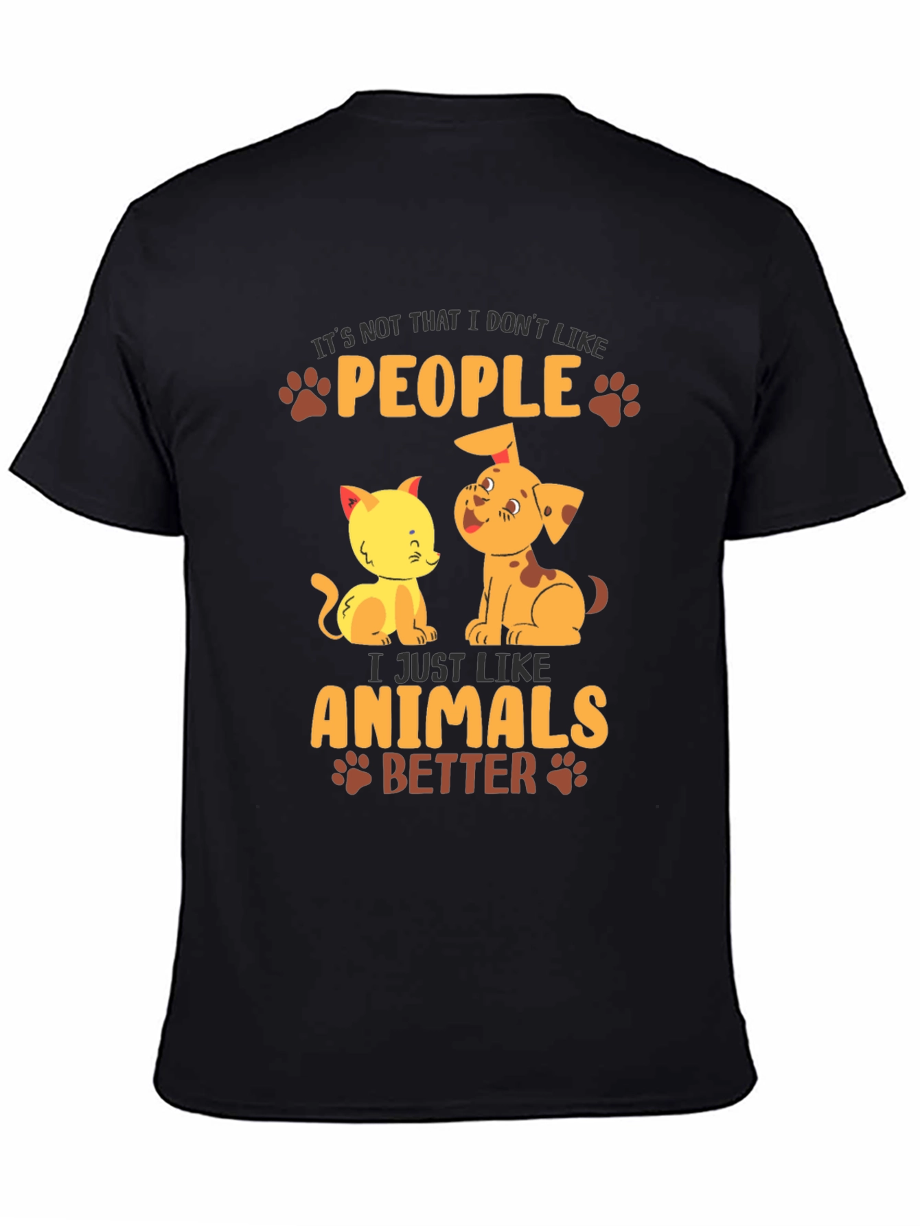 Animal Lover T-Shirt: People? I Like Animals Better!
