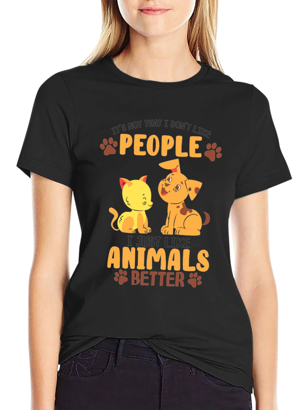 Animal Lover T-Shirt: People? I Like Animals Better!