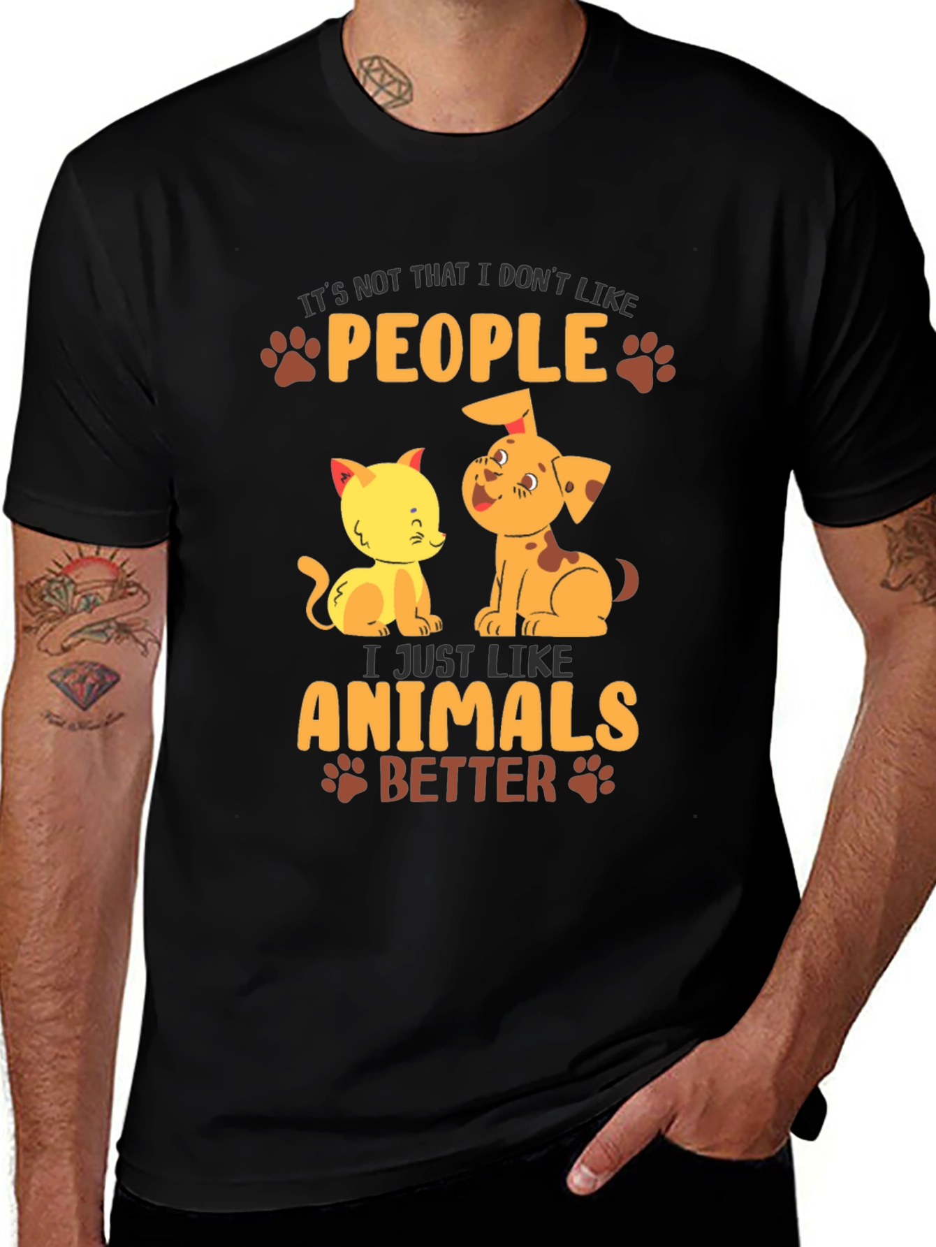 Animal Lover T-Shirt: People? I Like Animals Better!