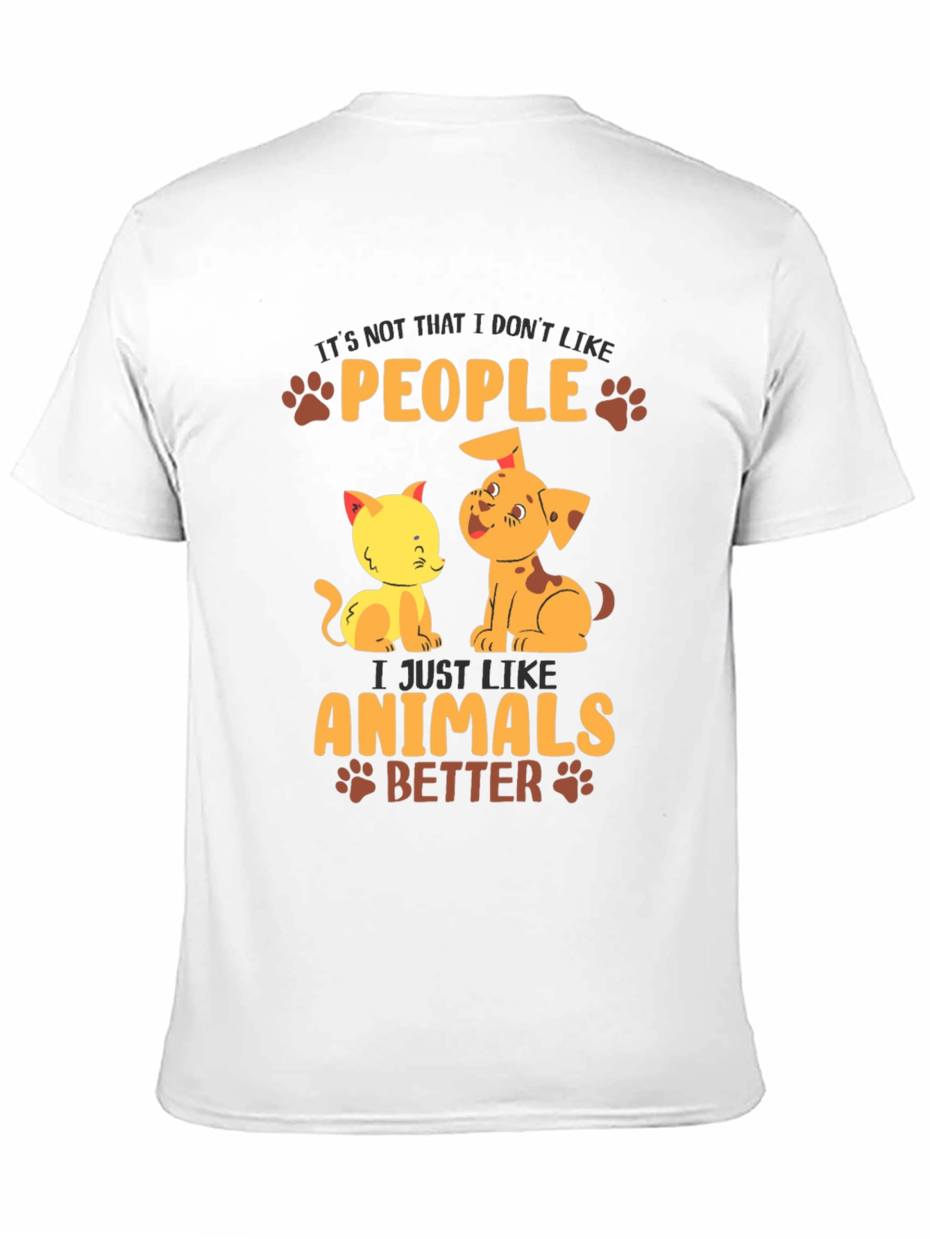 Animal Lover T-Shirt: People? I Like Animals Better!
