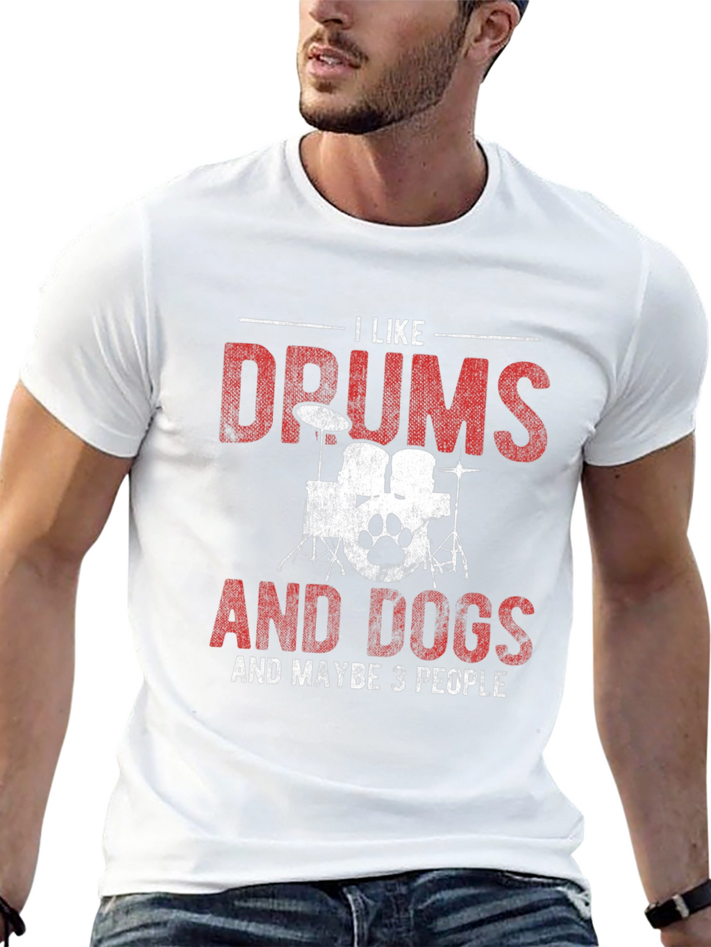 Drums and Dogs Graphic Tee