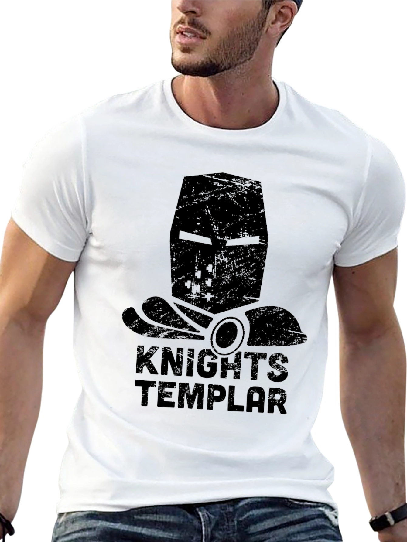 Knights Templar Graphic Tee - Black