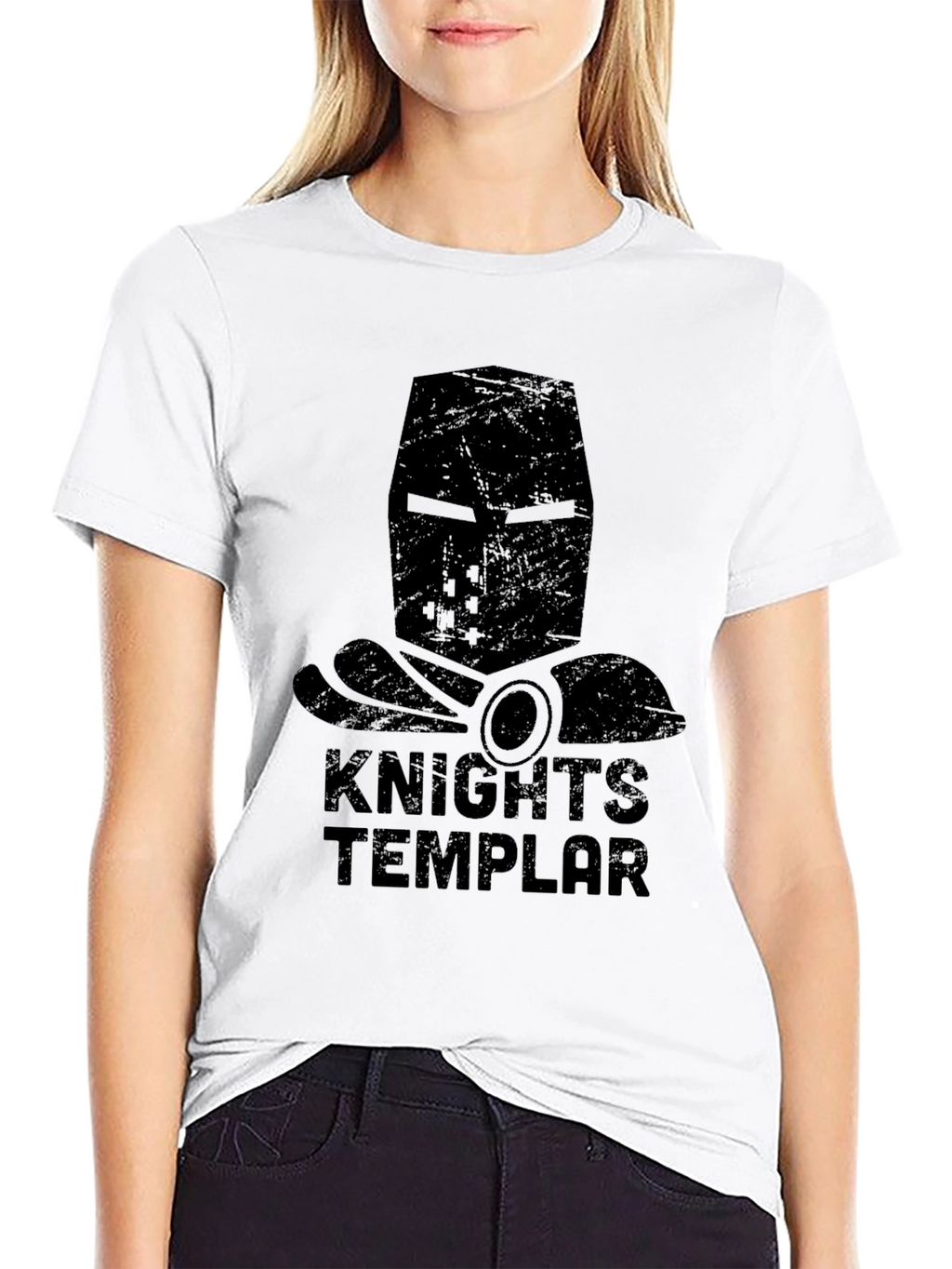 Knights Templar Graphic Tee - Black