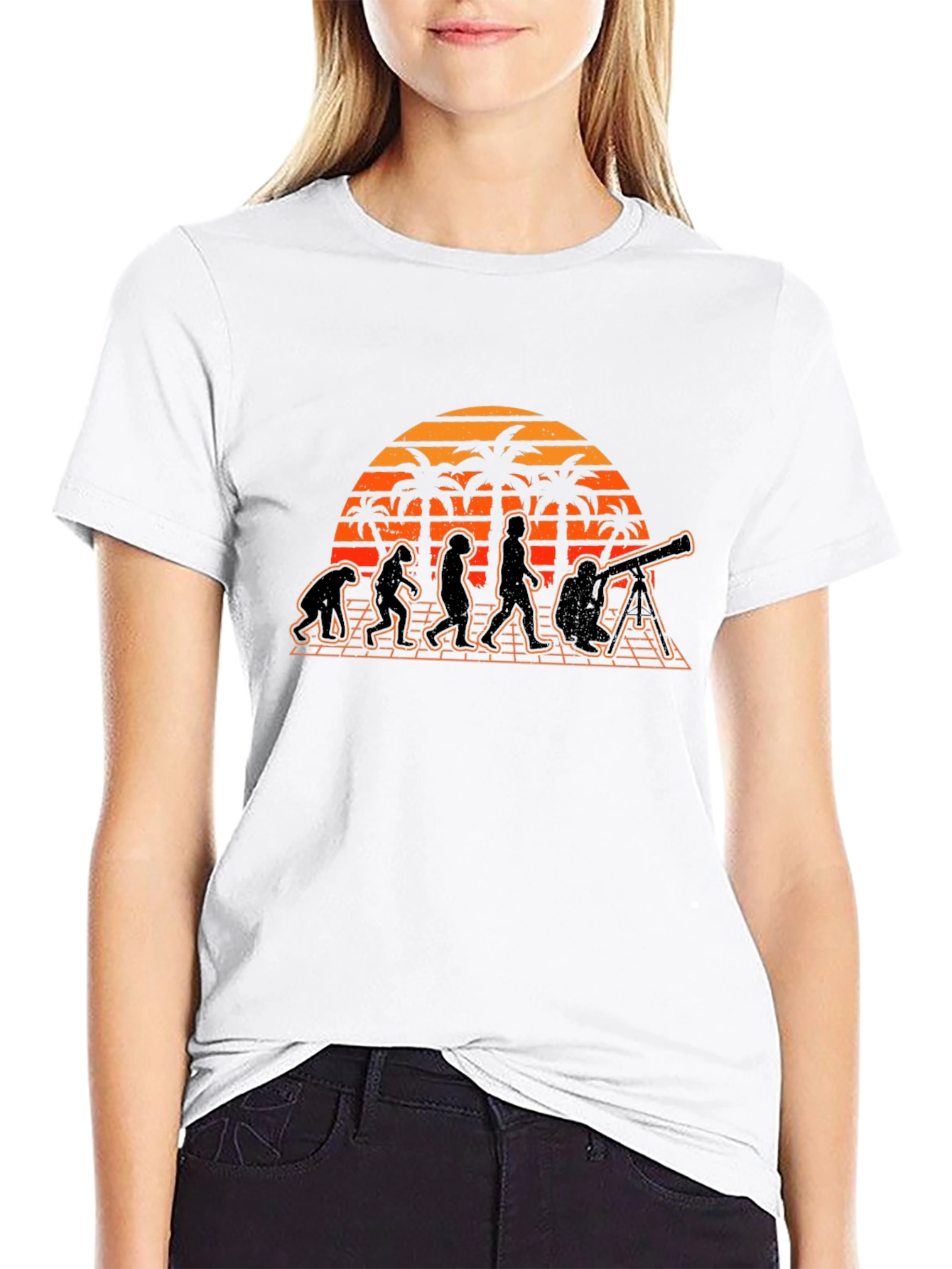 Evolution of Astronomer Sunset Tee
