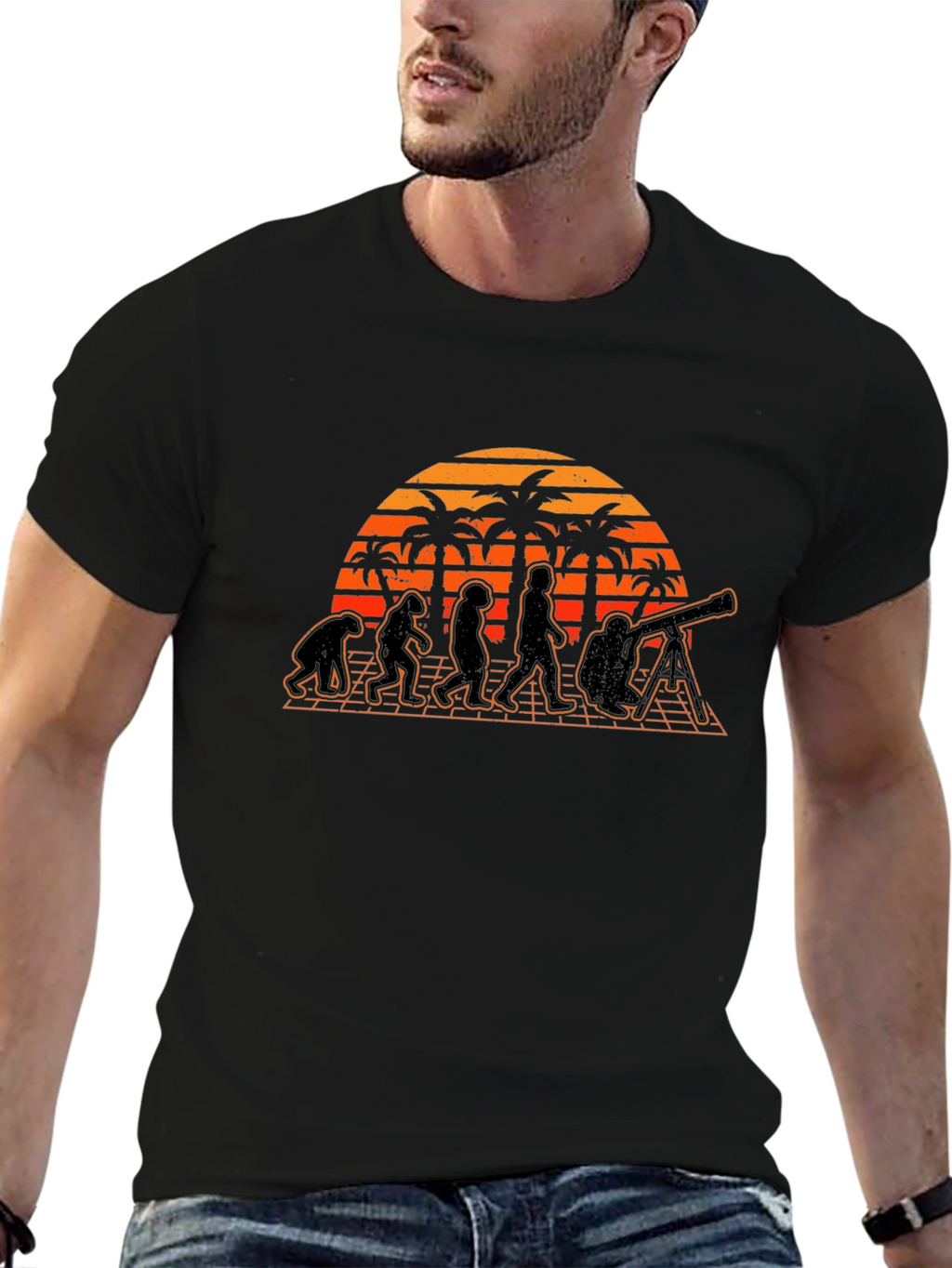 Evolution of Astronomer Sunset Tee