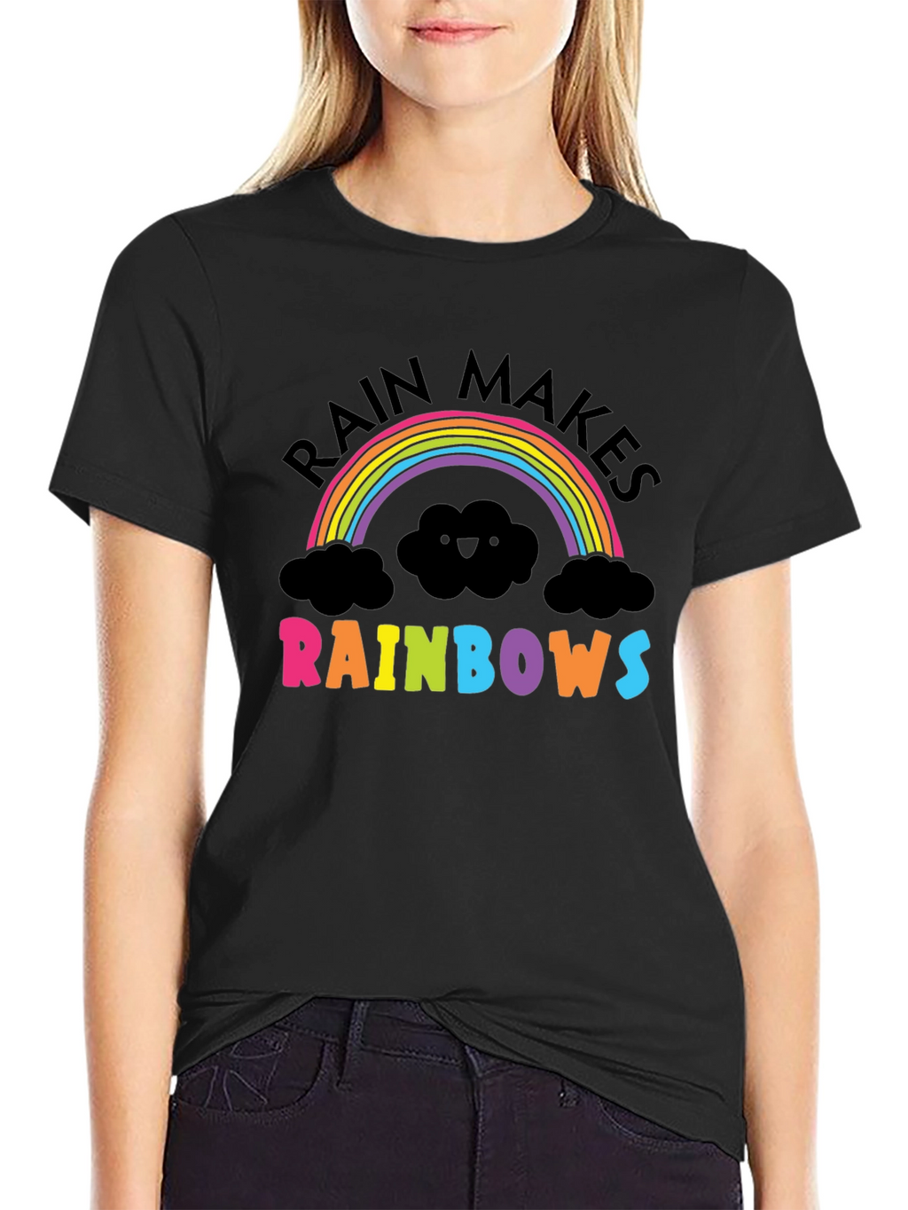 Rain Makes Rainbows Graphic T-Shirt