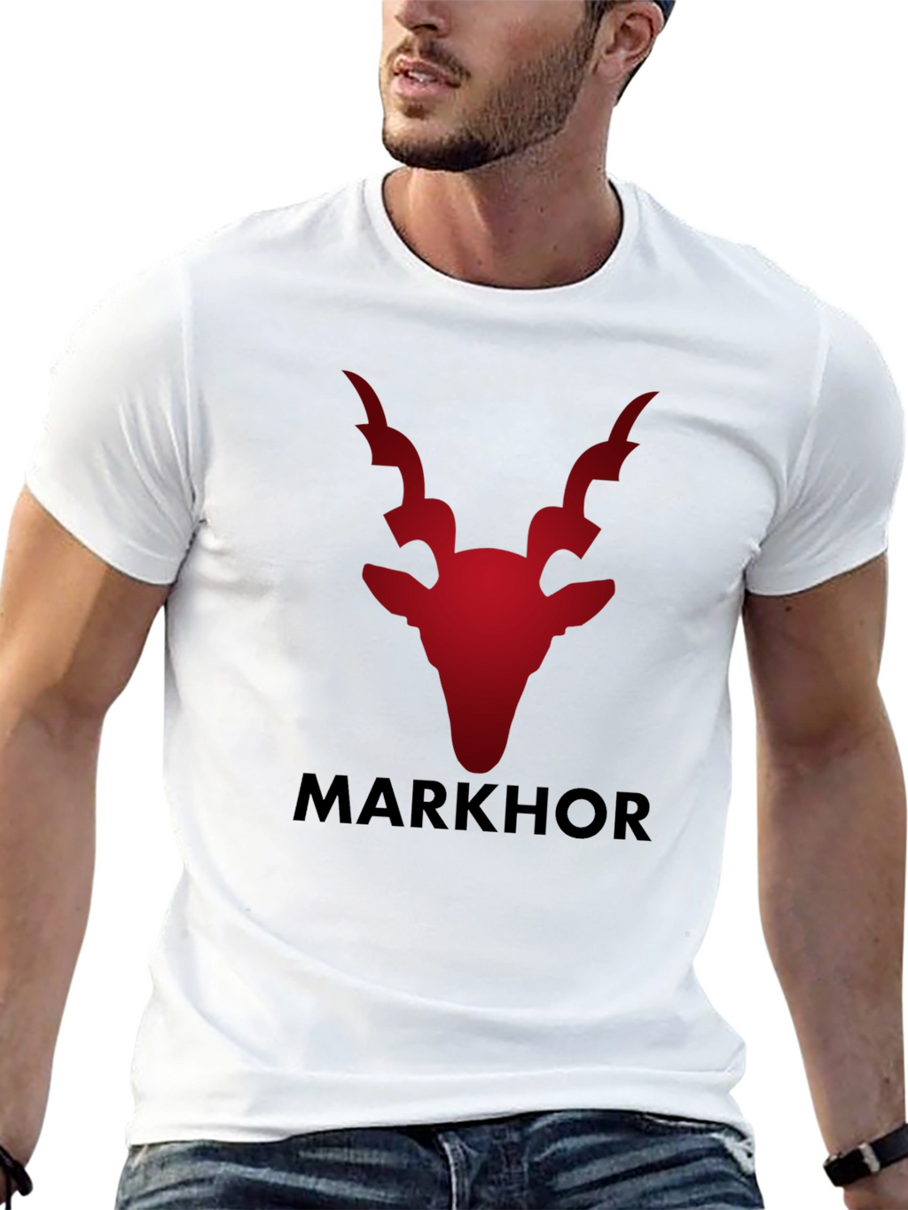 Markhor Graphic Tee - Stylish Cotton T-Shirt