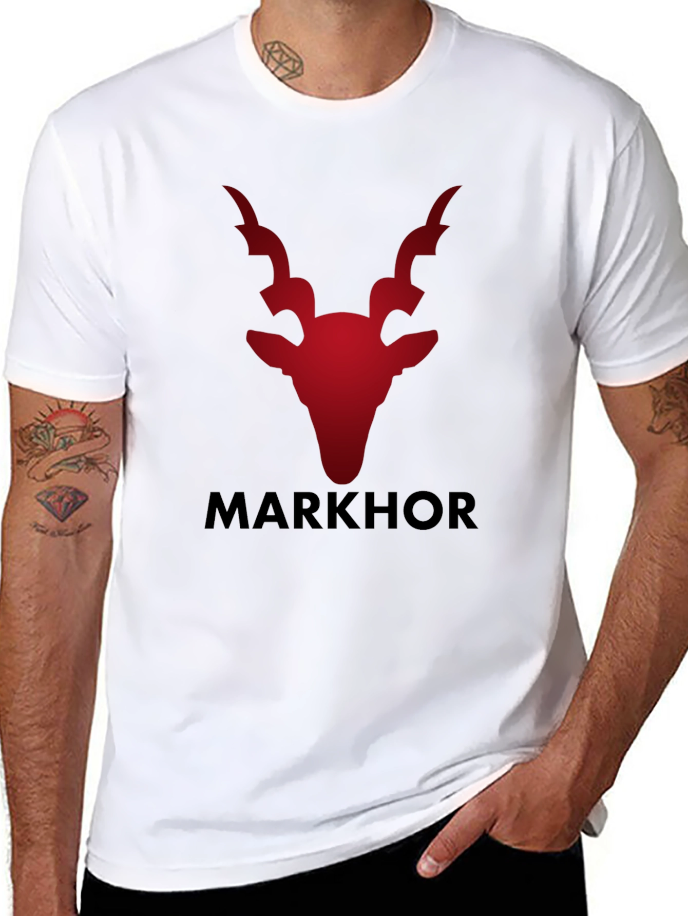 Markhor Graphic Tee - Stylish Cotton T-Shirt