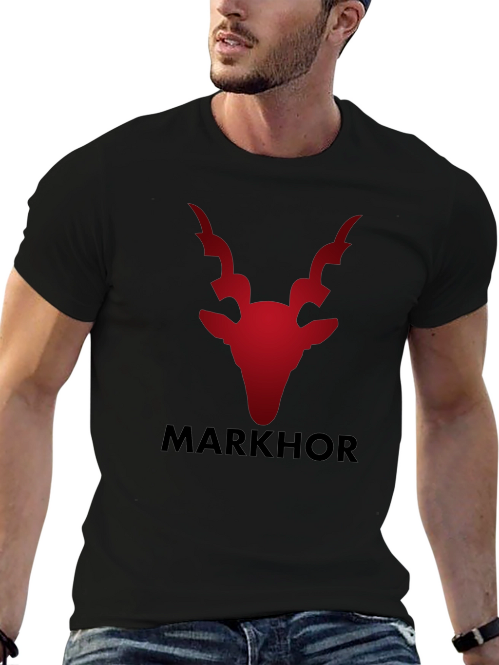 Markhor Graphic Tee - Stylish Cotton T-Shirt