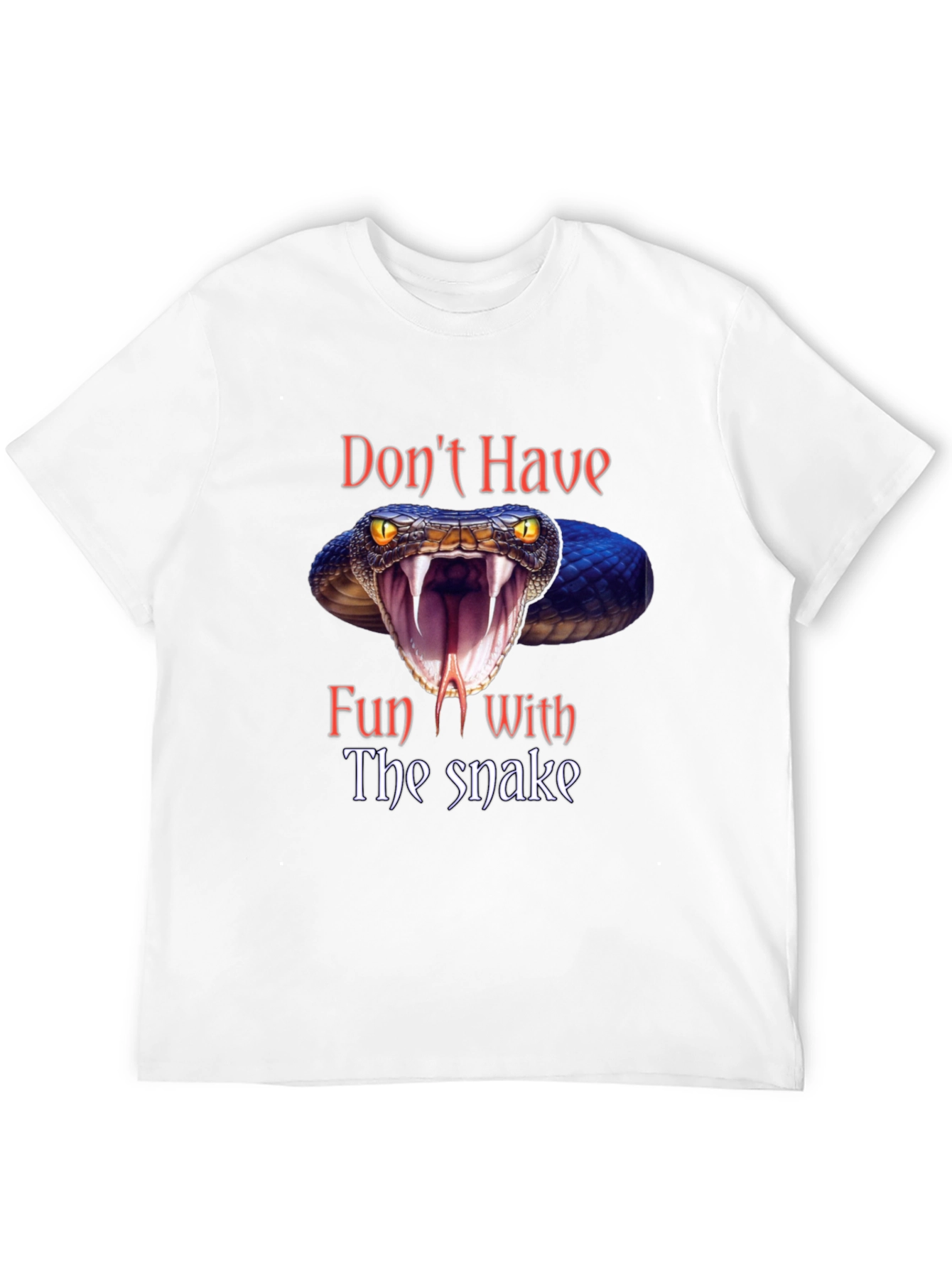 Dont Have Fun With The Snake Graphic Tee