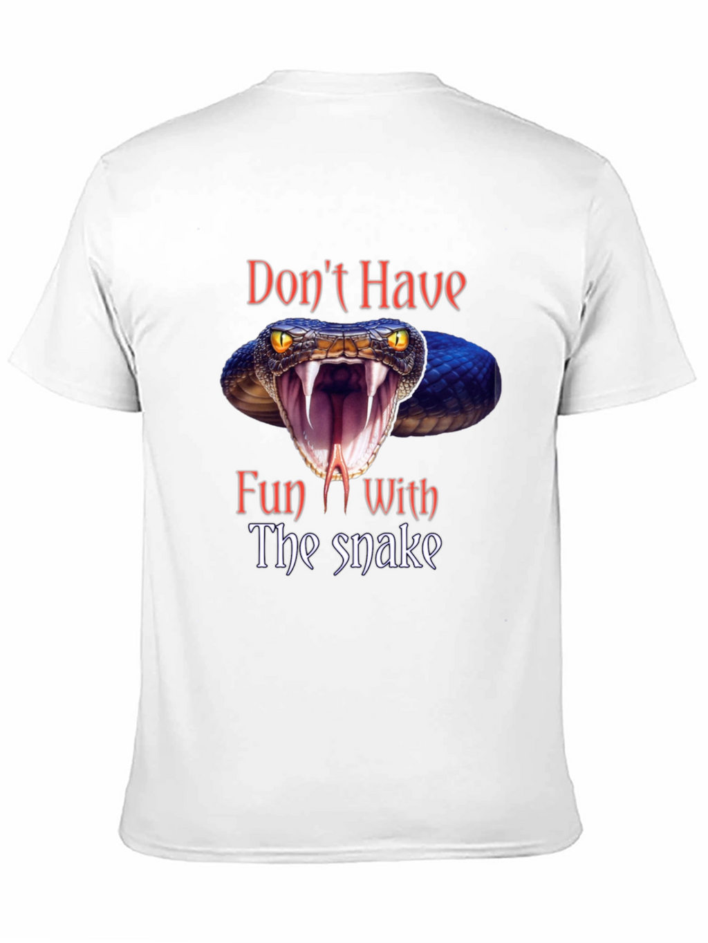 Dont Have Fun With The Snake Graphic Tee