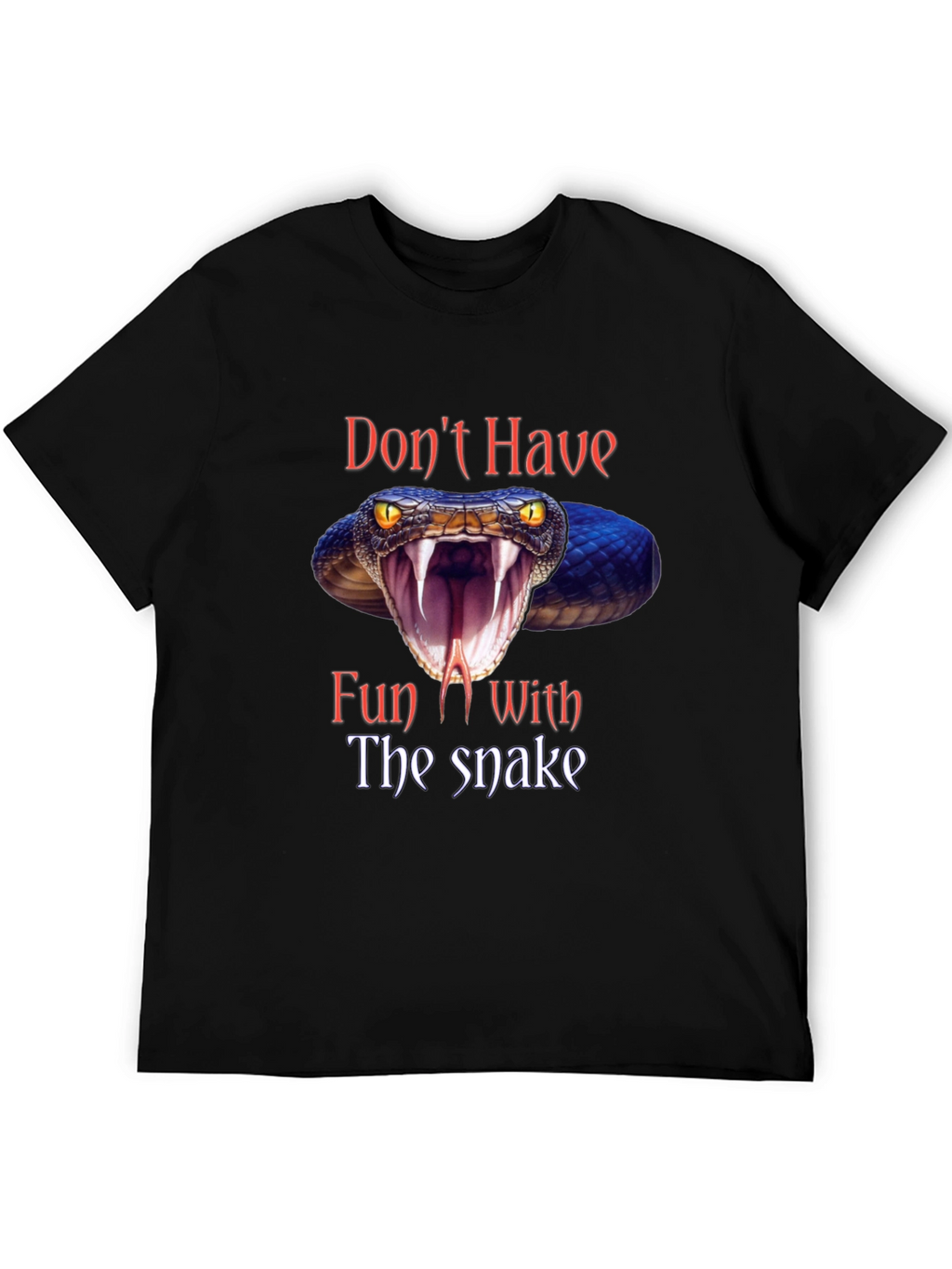 Dont Have Fun With The Snake Graphic Tee