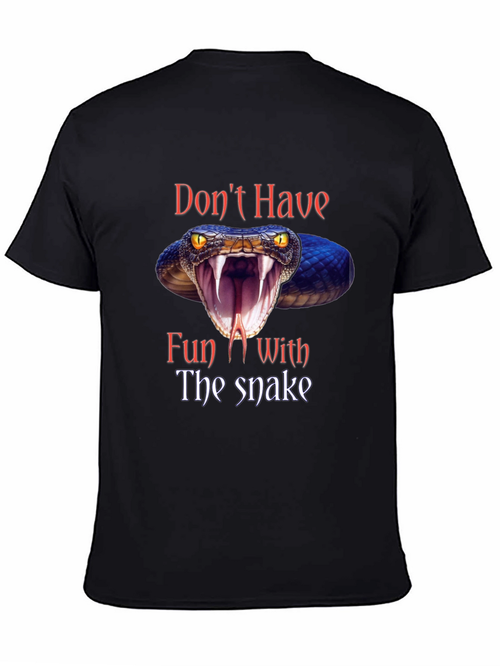 Dont Have Fun With The Snake Graphic Tee