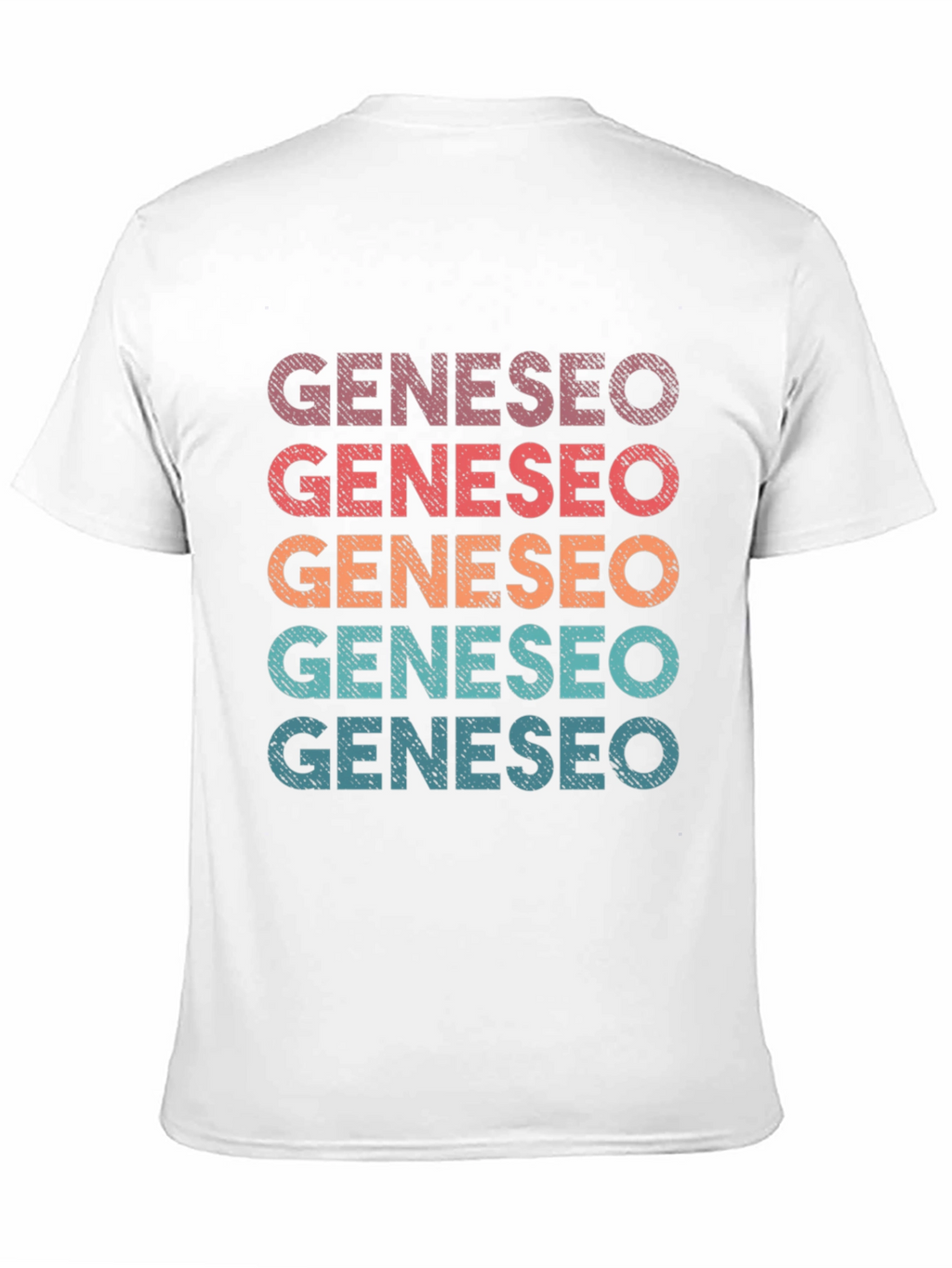 Geneseo Retro Stacked Text Graphic T-Shirt