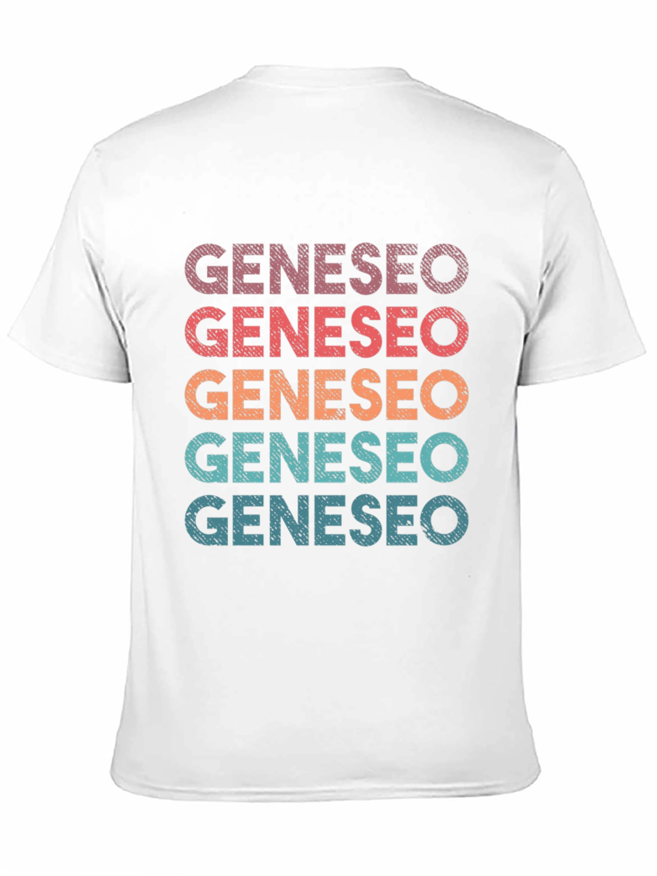 Geneseo Retro Stacked Text Graphic T-Shirt