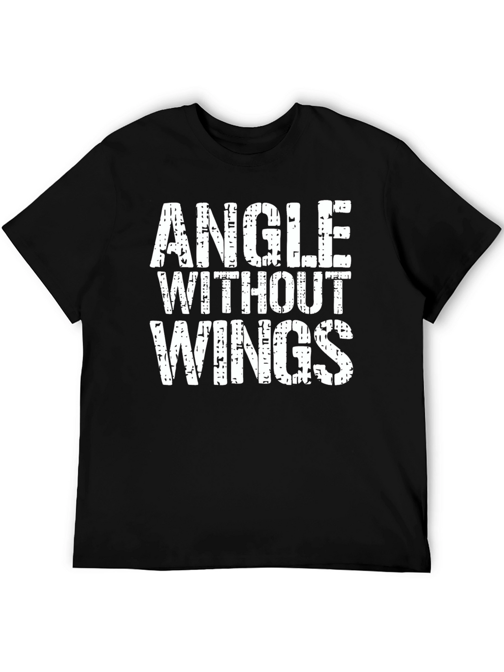 Angle Without Wings Black Graphic Tee
