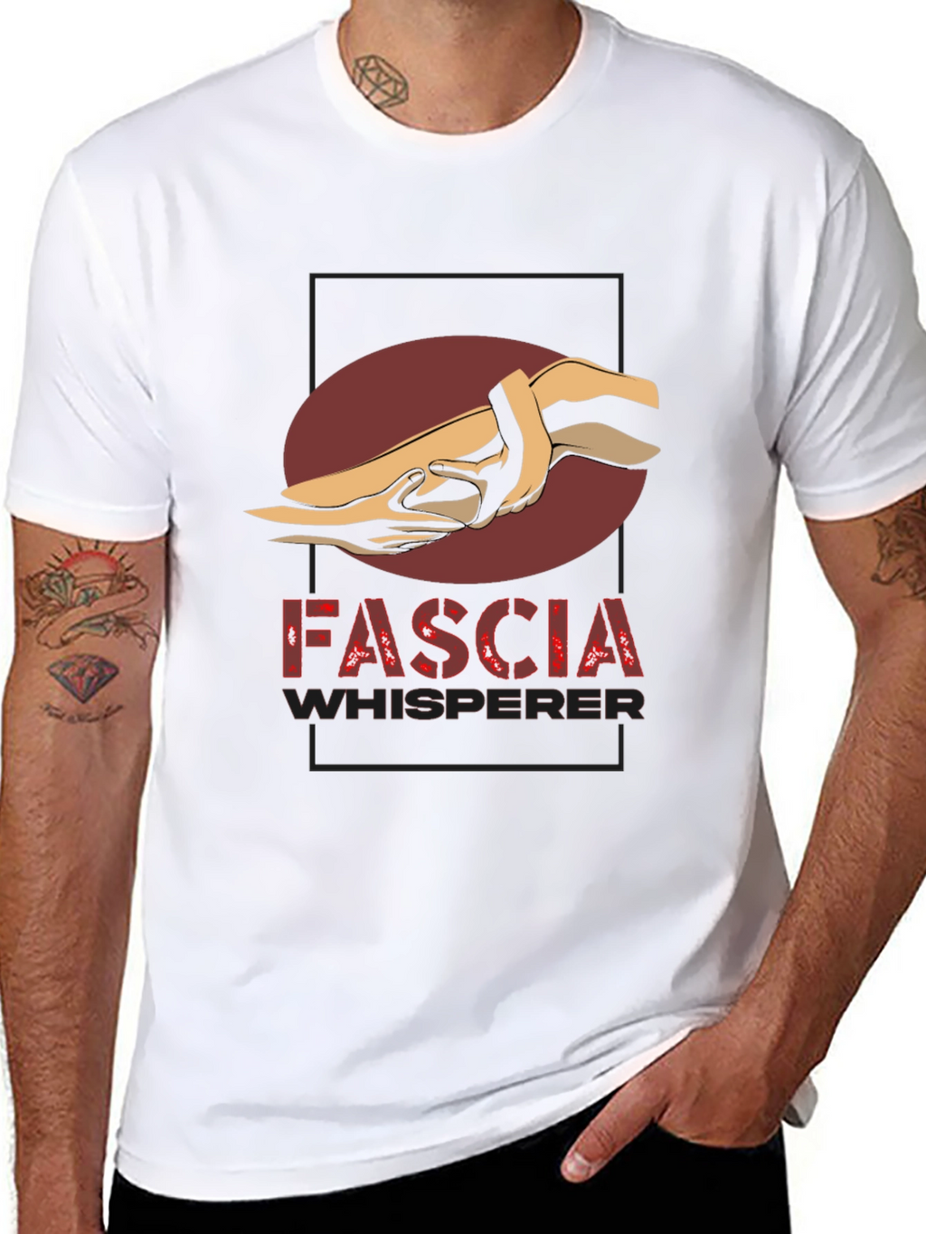 Fascia Whisperer Graphic T-Shirt - Massage Therapy Apparel