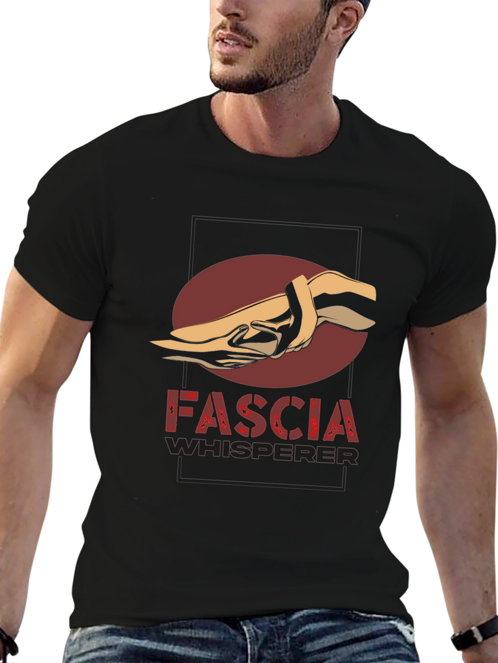 Fascia Whisperer Graphic T-Shirt - Massage Therapy Apparel