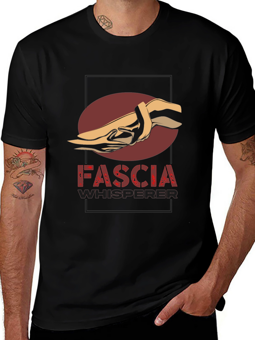 Fascia Whisperer Graphic T-Shirt - Massage Therapy Apparel