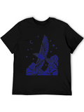 Raven Moon Star Graphic T-Shirt