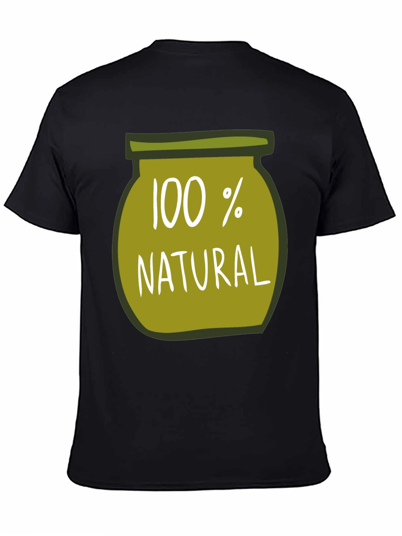 100% Natural Graphic Tee - Soft Cotton Blend