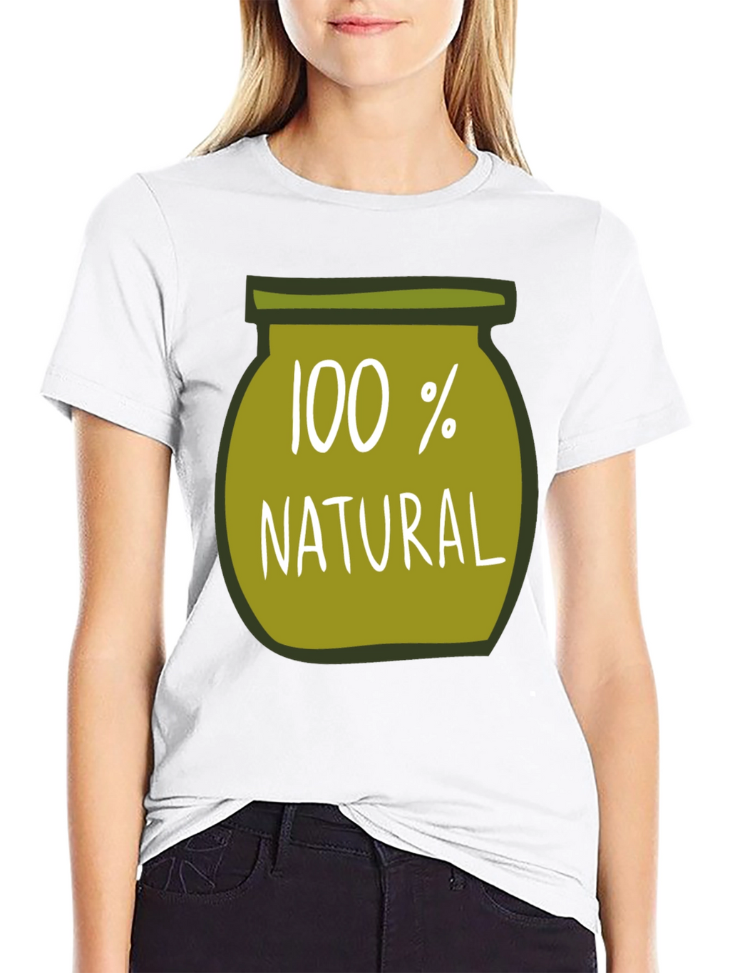 100% Natural Graphic Tee - Soft Cotton Blend