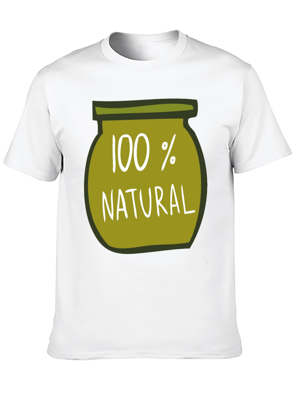 100% Natural Graphic Tee - Soft Cotton Blend