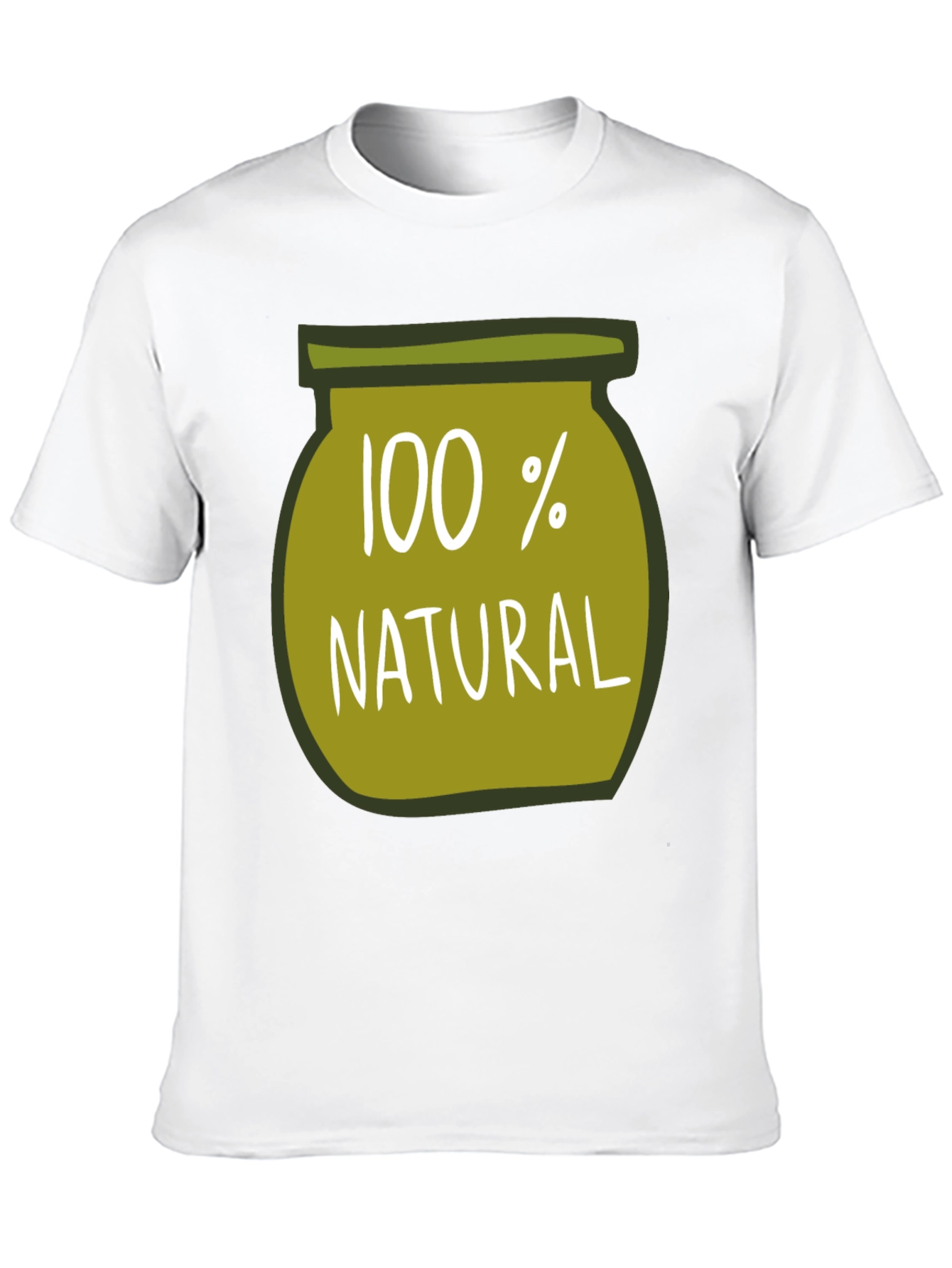 100% Natural Graphic Tee - Soft Cotton Blend