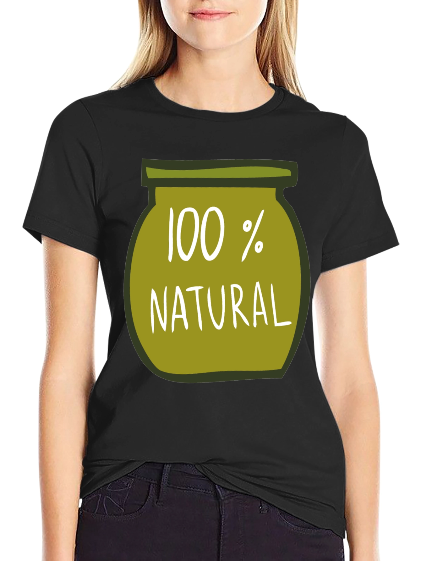 100% Natural Graphic Tee - Soft Cotton Blend