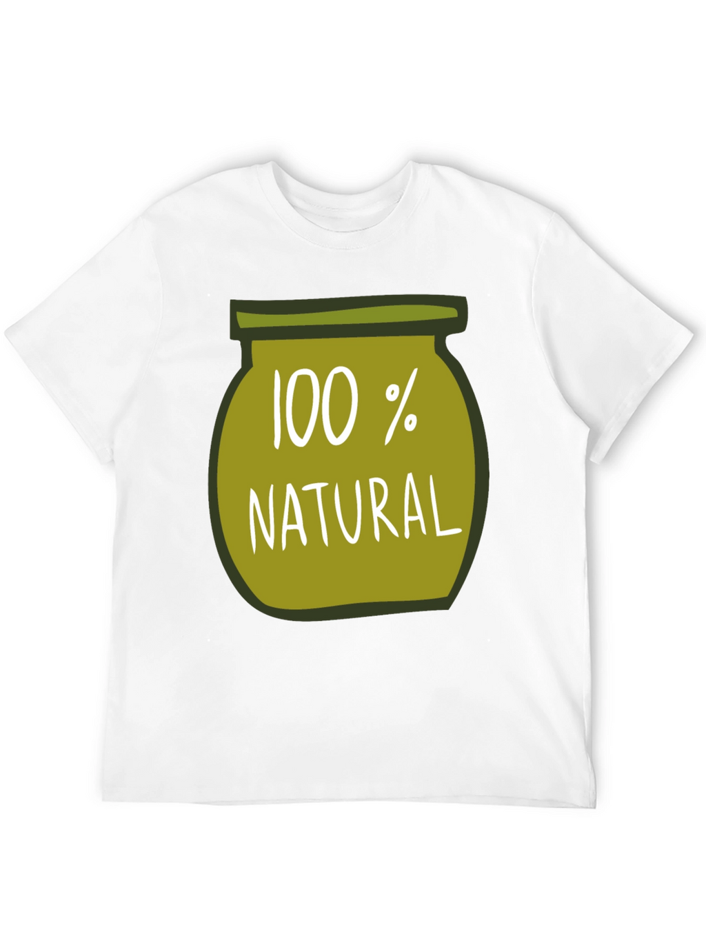 100% Natural Graphic Tee - Soft Cotton Blend