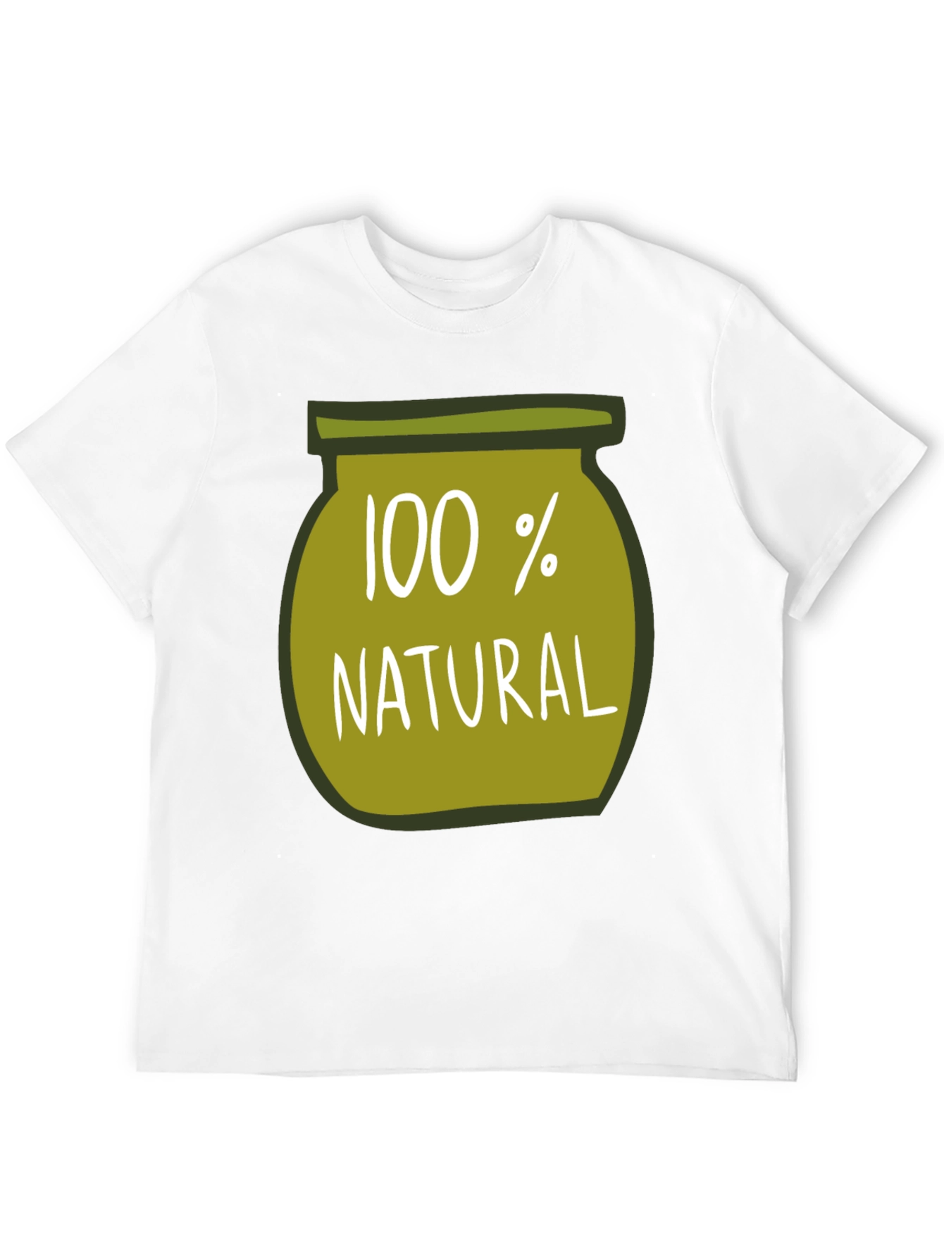 100% Natural Graphic Tee - Soft Cotton Blend