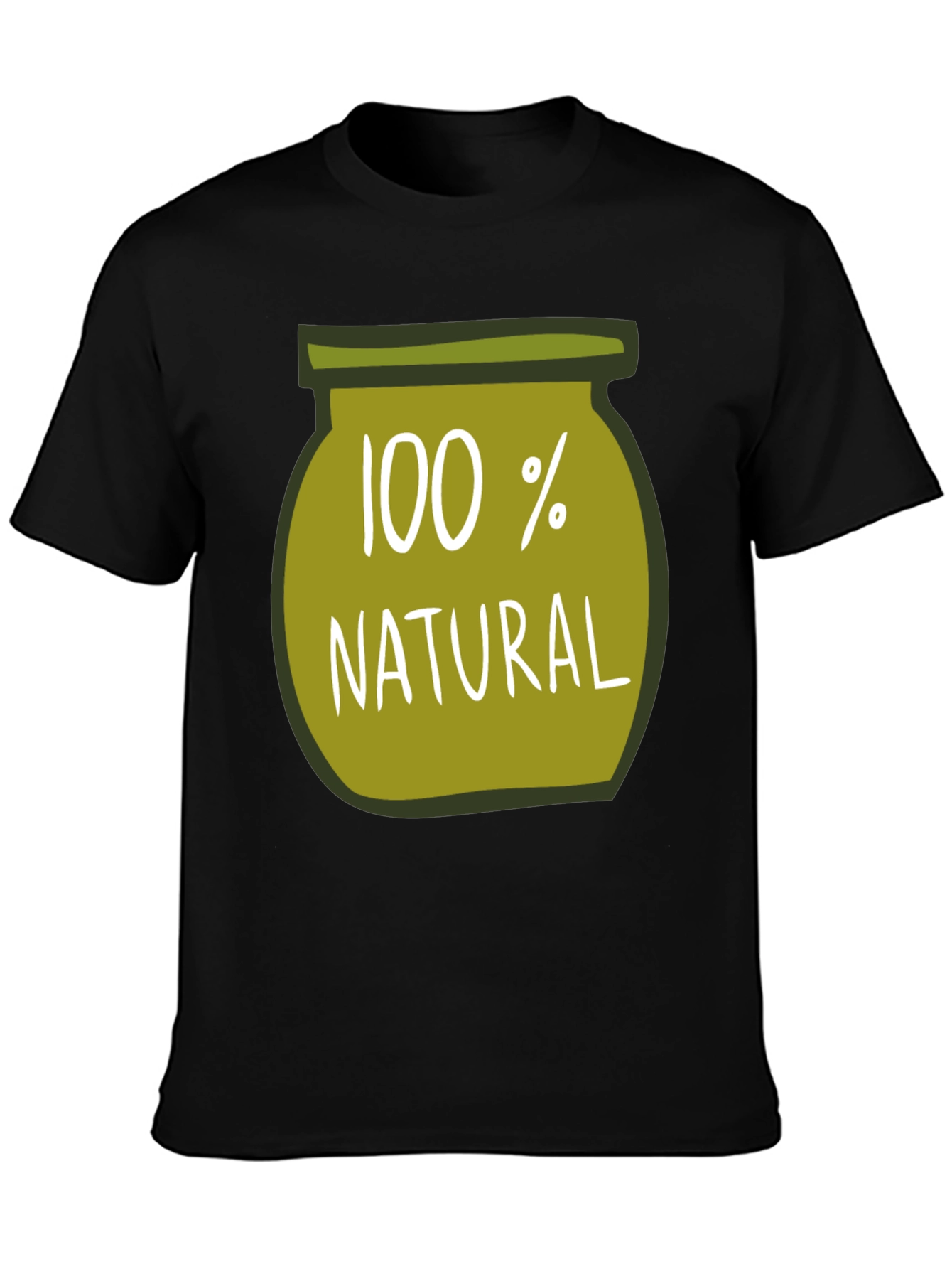 100% Natural Graphic Tee - Soft Cotton Blend