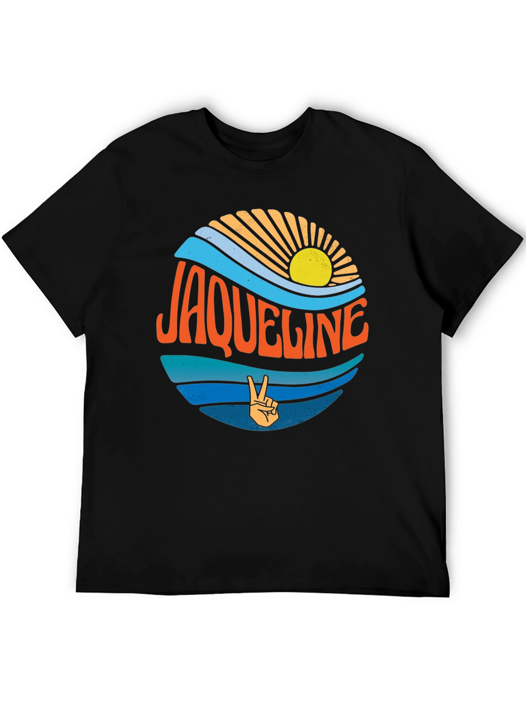 Jaqueline T-Shirt - Retro Beach Graphic Tee