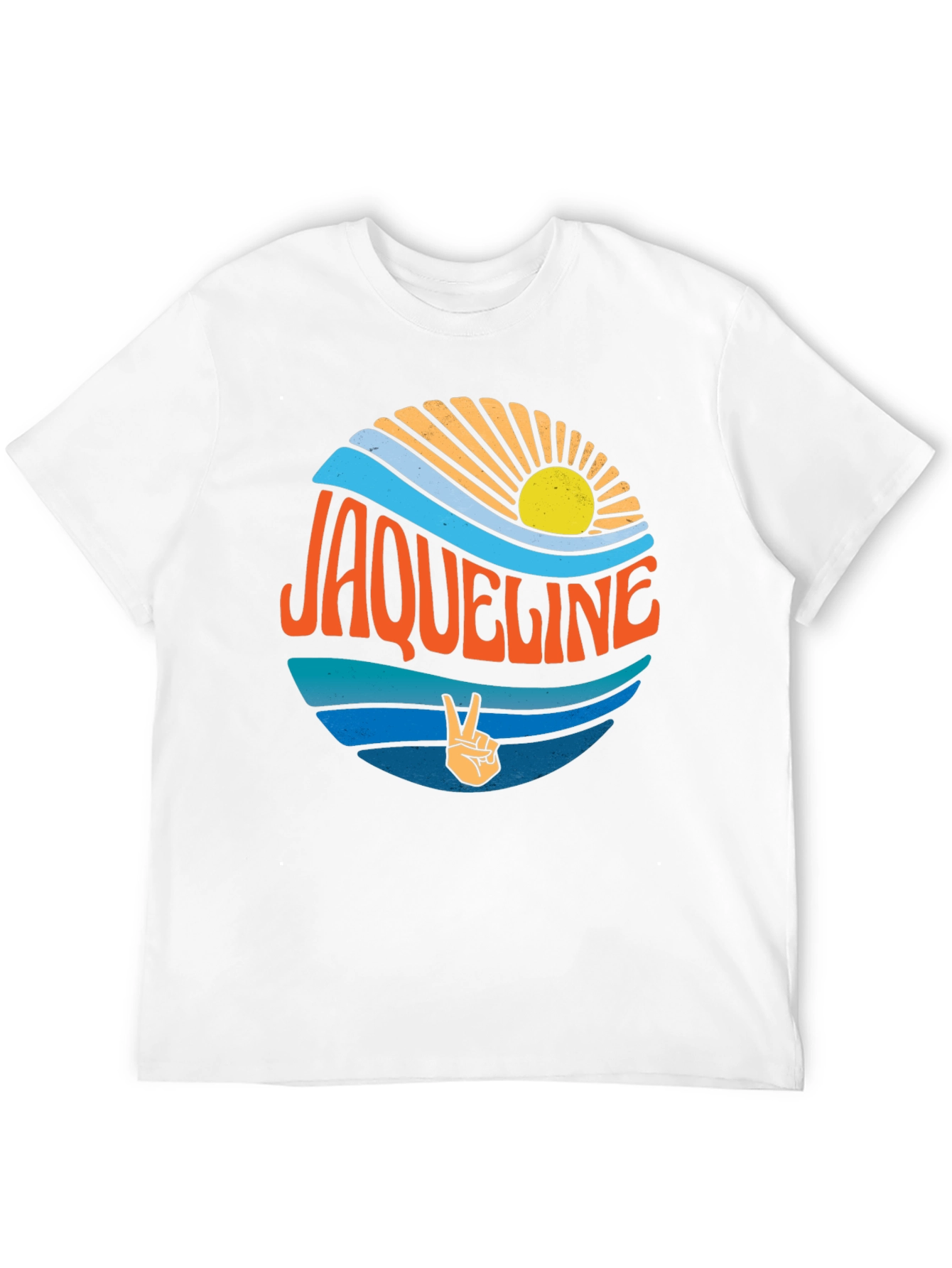 Jaqueline T-Shirt - Retro Beach Graphic Tee