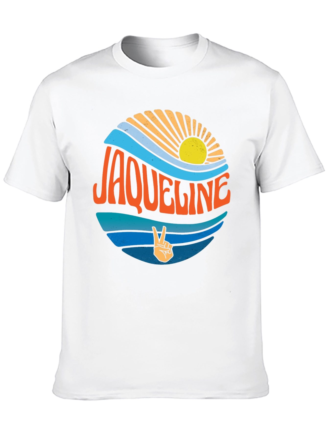 Jaqueline T-Shirt - Retro Beach Graphic Tee