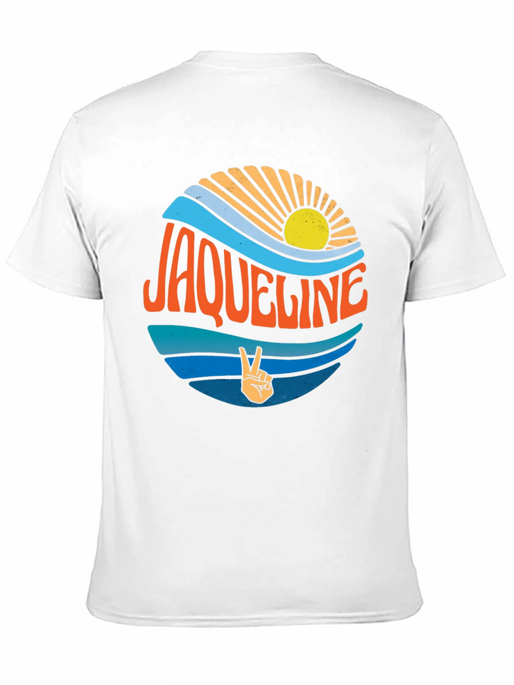 Jaqueline T-Shirt - Retro Beach Graphic Tee