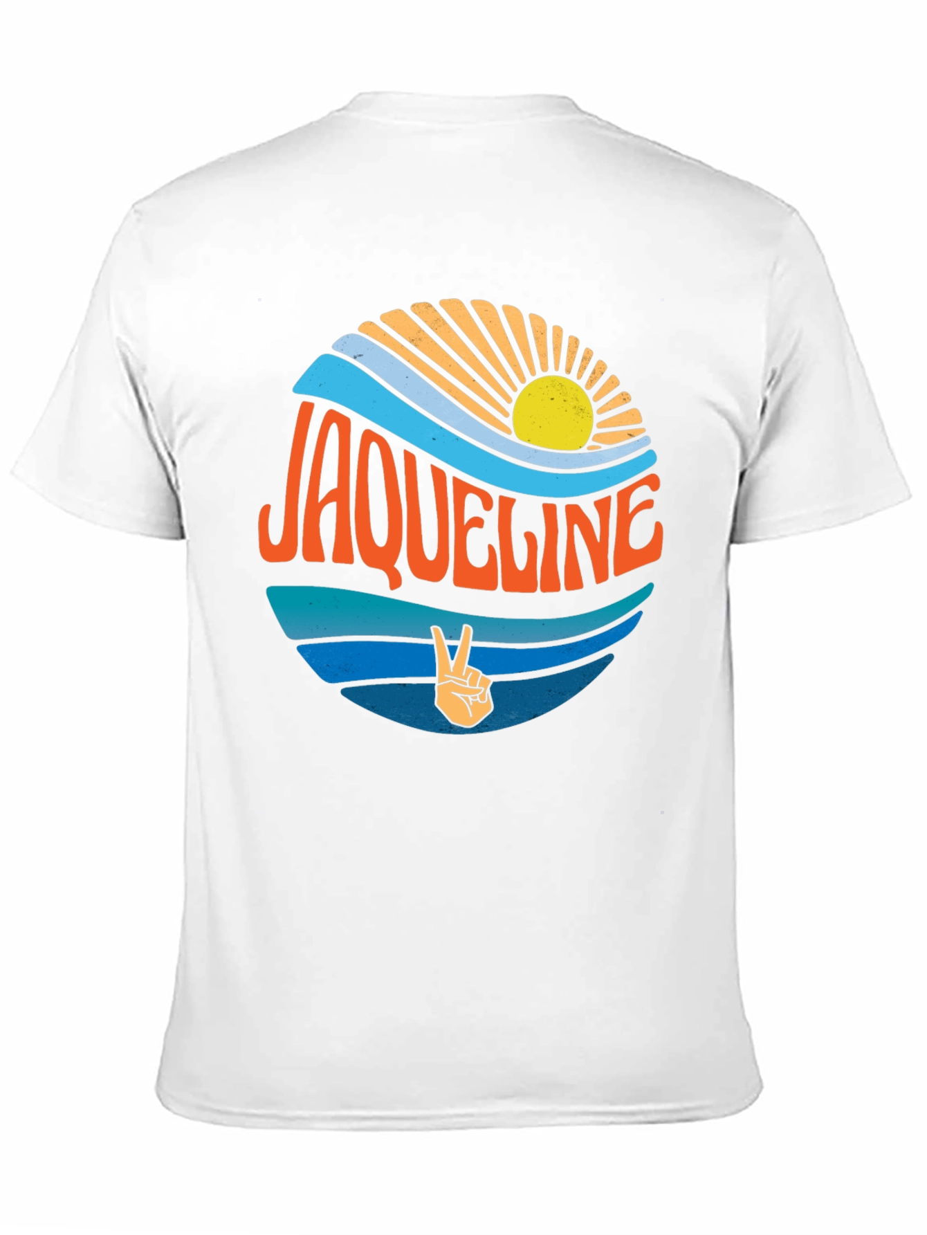 Jaqueline T-Shirt - Retro Beach Graphic Tee