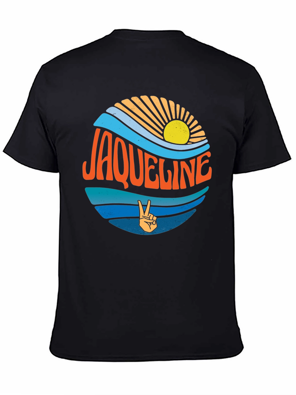 Jaqueline T-Shirt - Retro Beach Graphic Tee