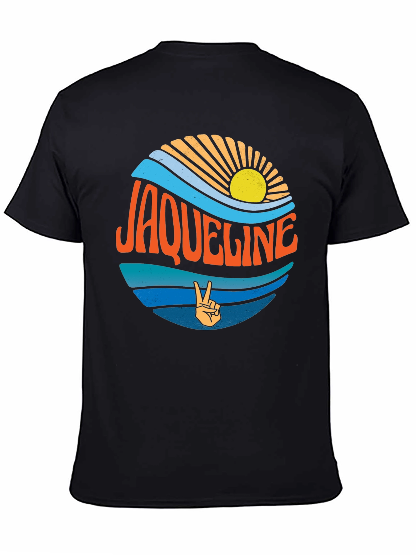 Jaqueline T-Shirt - Retro Beach Graphic Tee