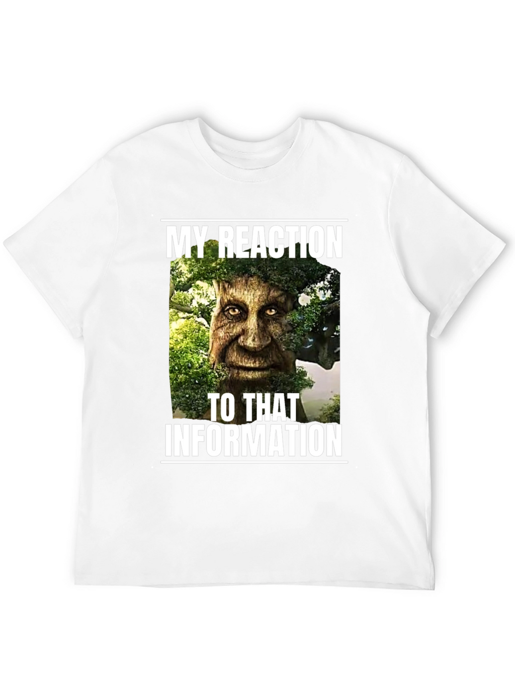 Funny Tree Man Reaction T-Shirt