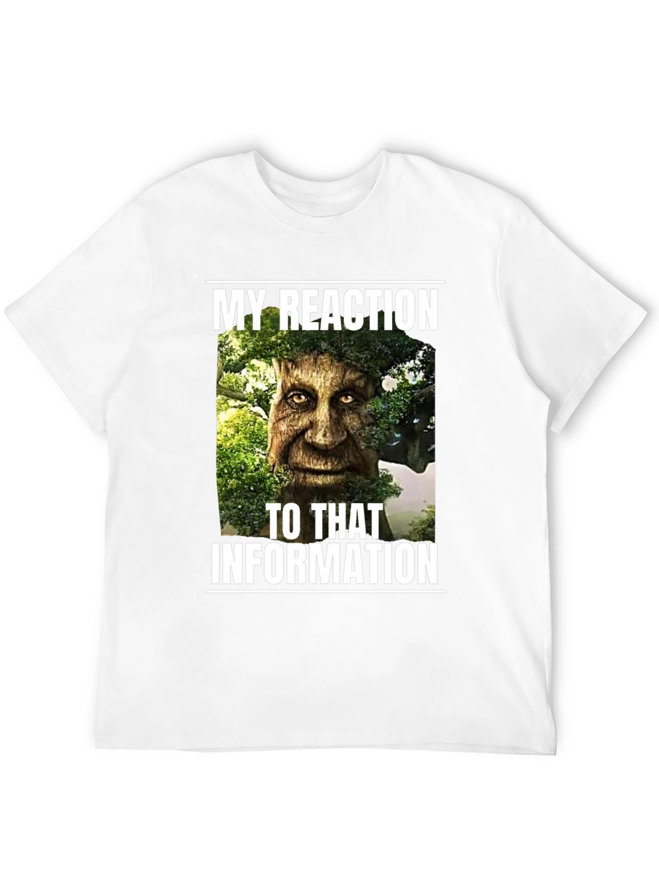 Funny Tree Man Reaction T-Shirt