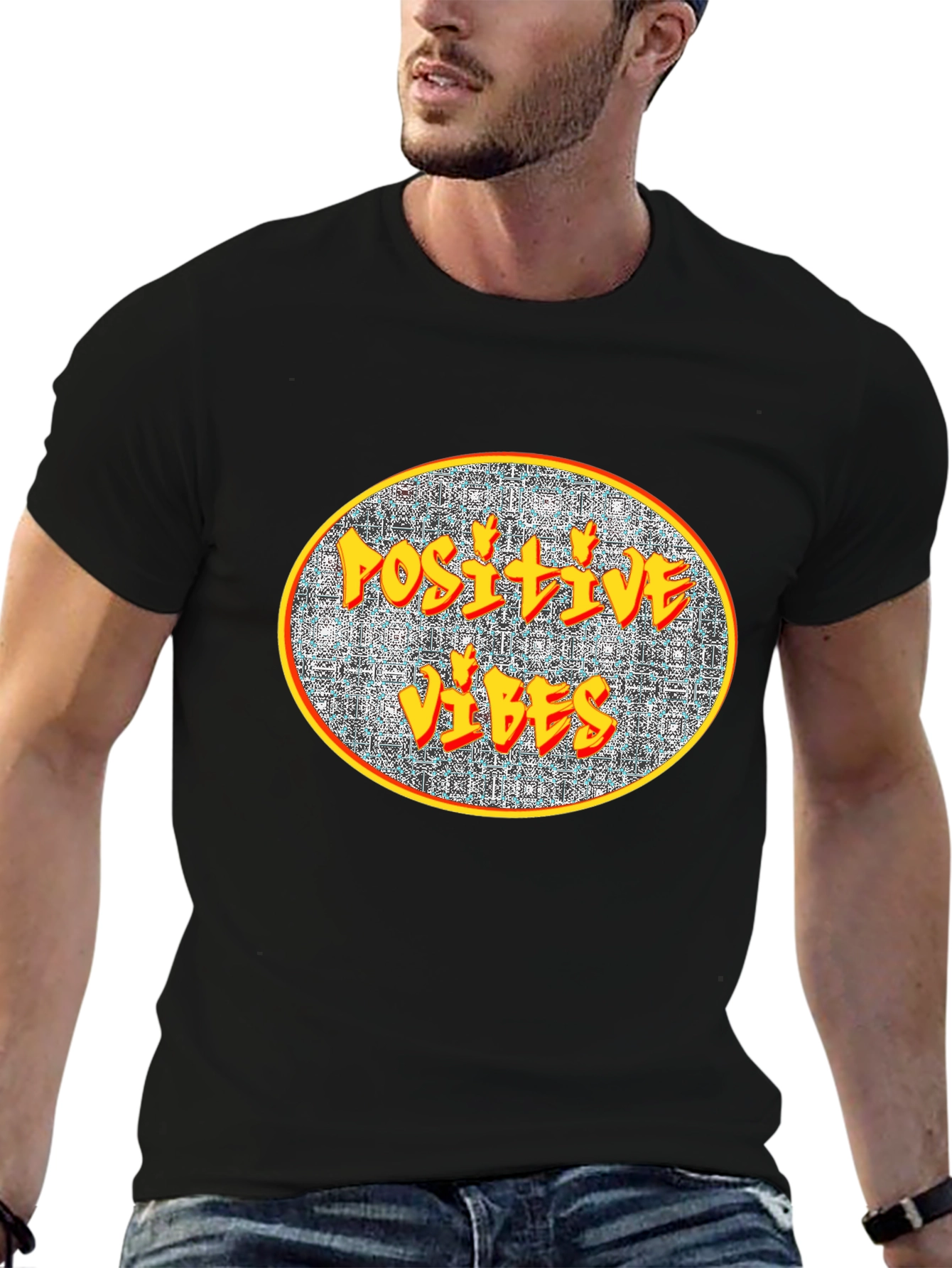 Positive Vibes Graphic Tee - Stylish Comfort