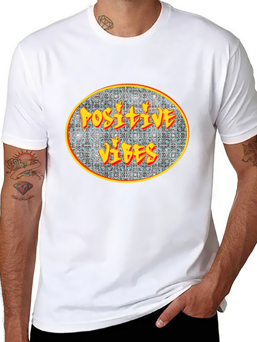 Positive Vibes Graphic Tee - Stylish Comfort